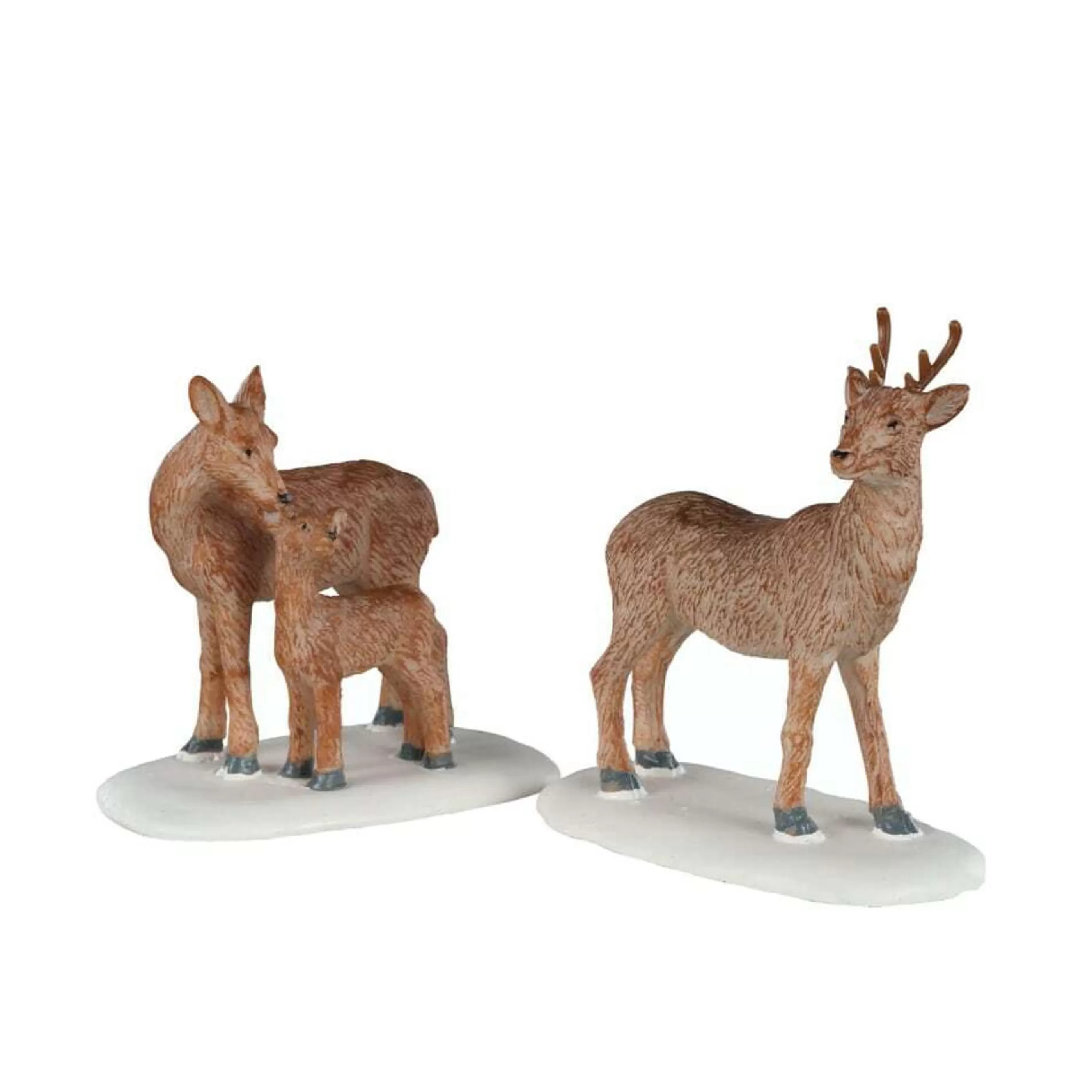 Best Sale Lemax Christmas Shop Lemax Deer Family (Set Of 2)