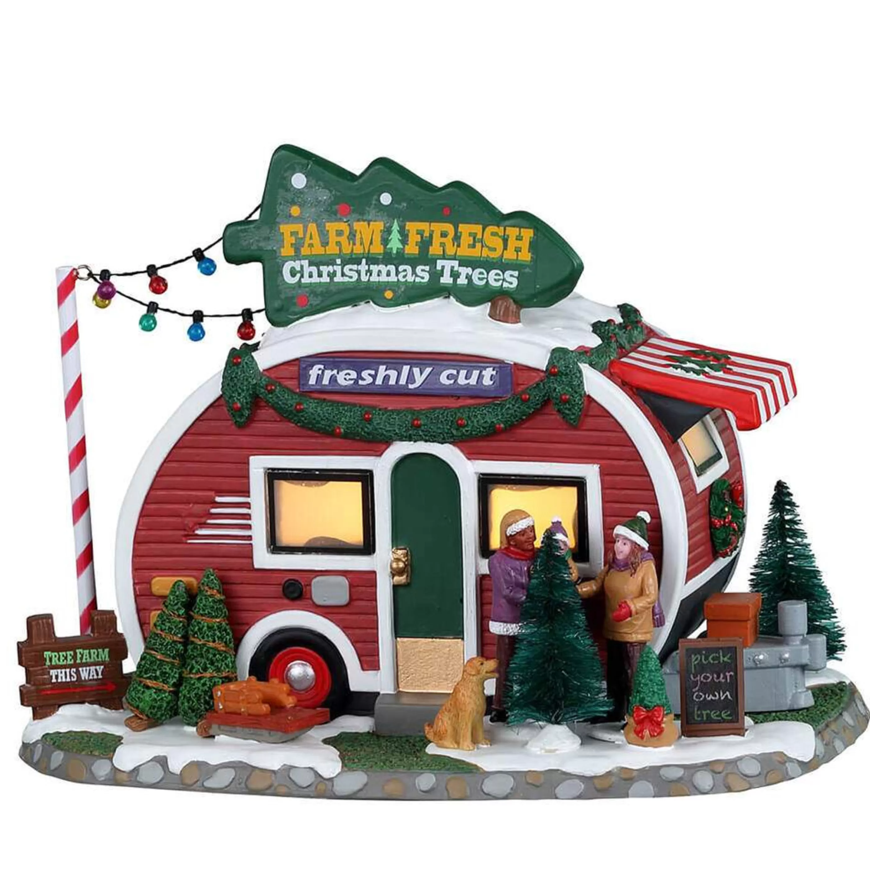 Outlet Lemax Christmas Shop Lemax Farm Fresh Christmas Trees - 22Cm