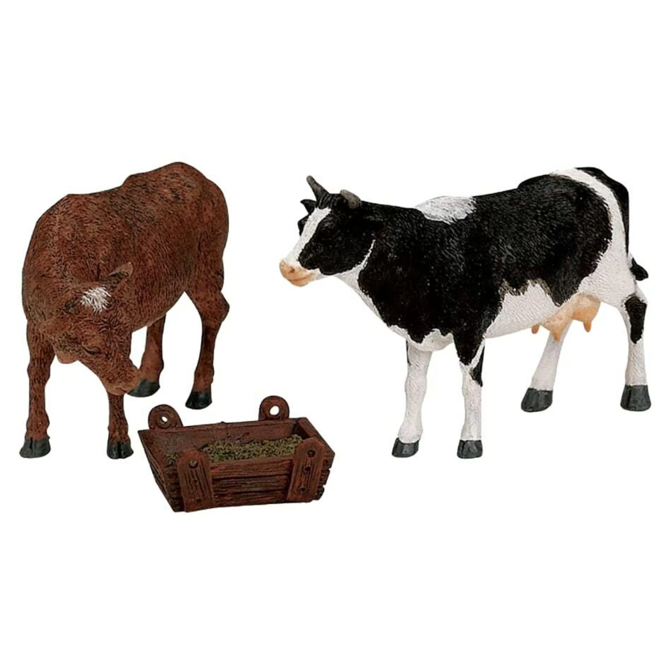 Sale Lemax Christmas Shop Lemax Feeding Cow & Bull - Set Of 3