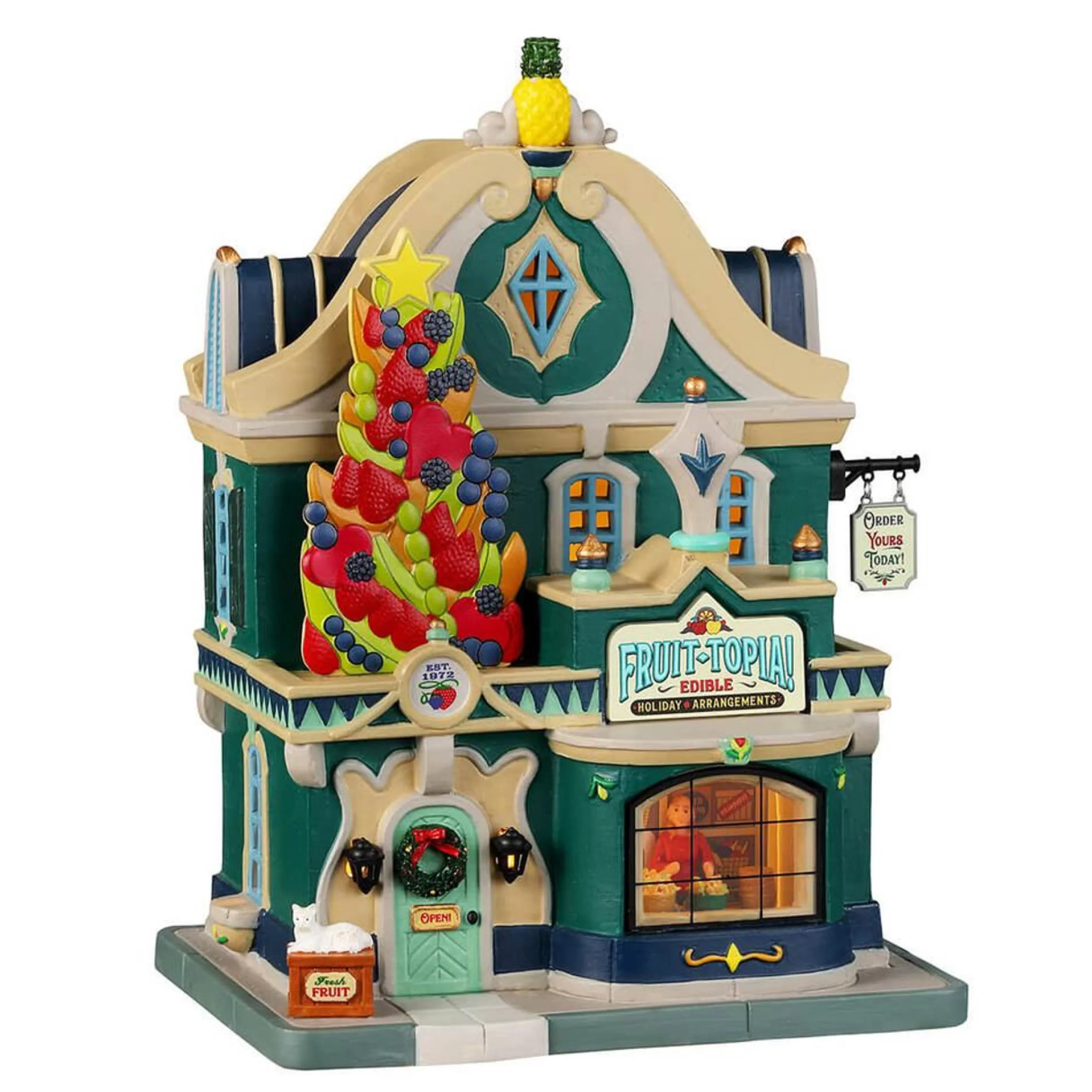 Hot Lemax Christmas Shop Lemax Fruit-Topia - 22Cm