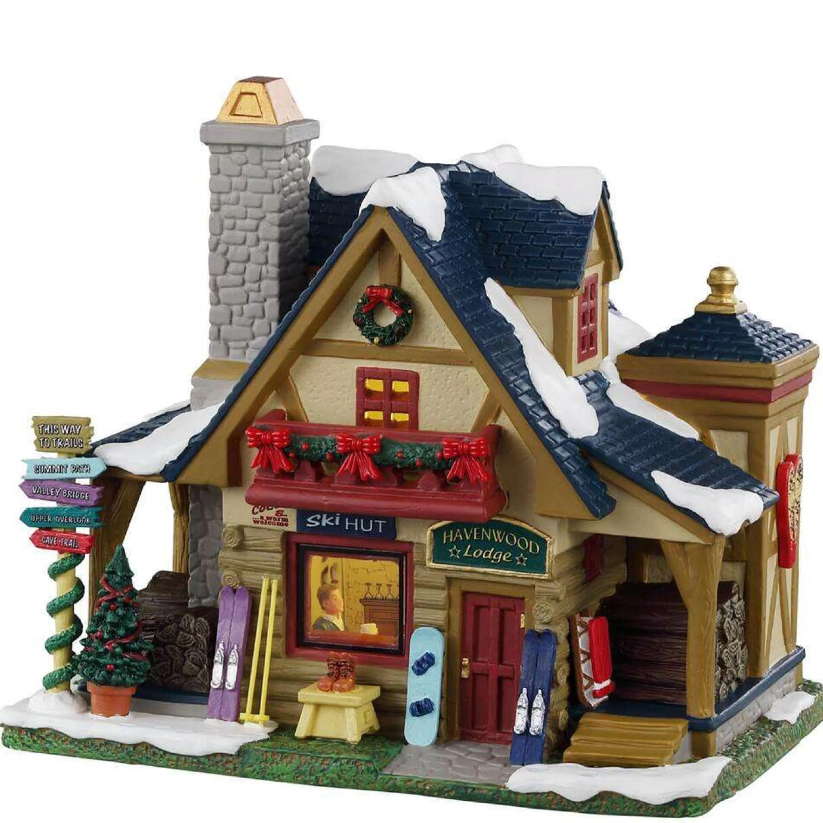 Cheap Lemax Christmas Shop Lemax Havenwood Lodge - 19.2Cm