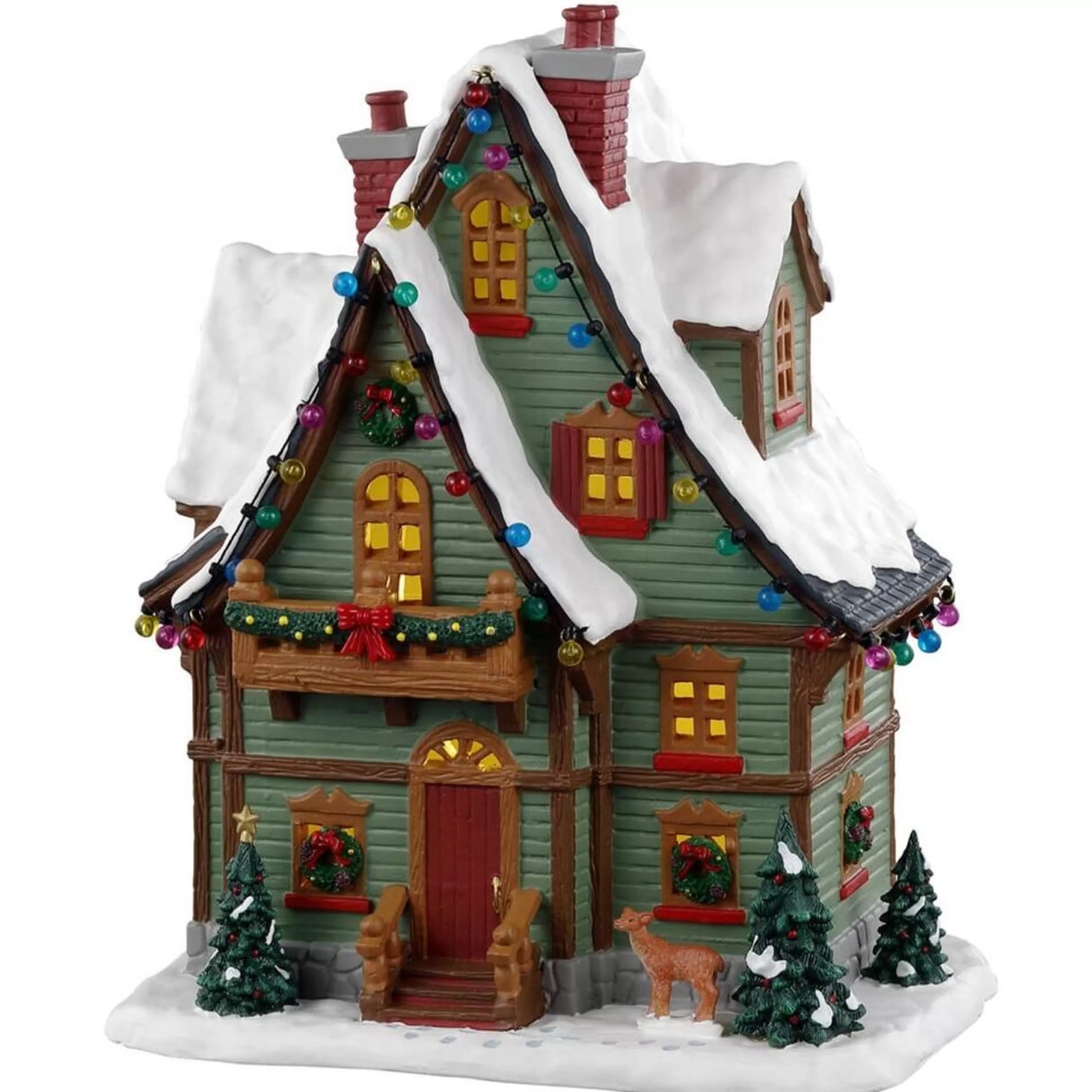 Clearance Lemax Christmas Shop Lemax Hide Away Cabin - 21.5Cm