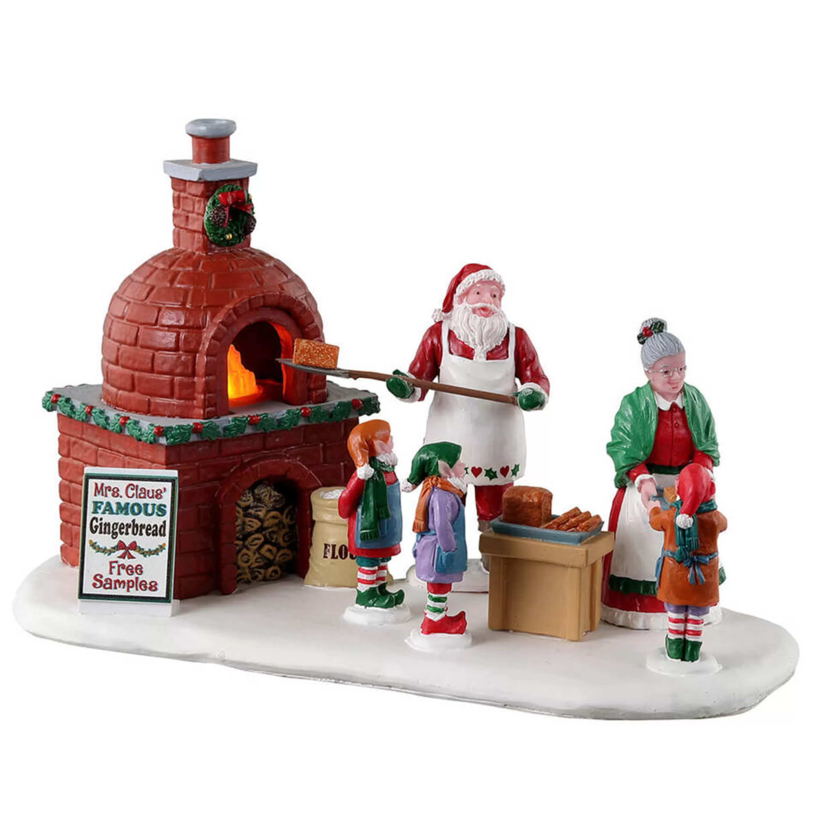 Discount Lemax Christmas Shop Lemax Mrs Claus Gingerbread Bake - 16Cm