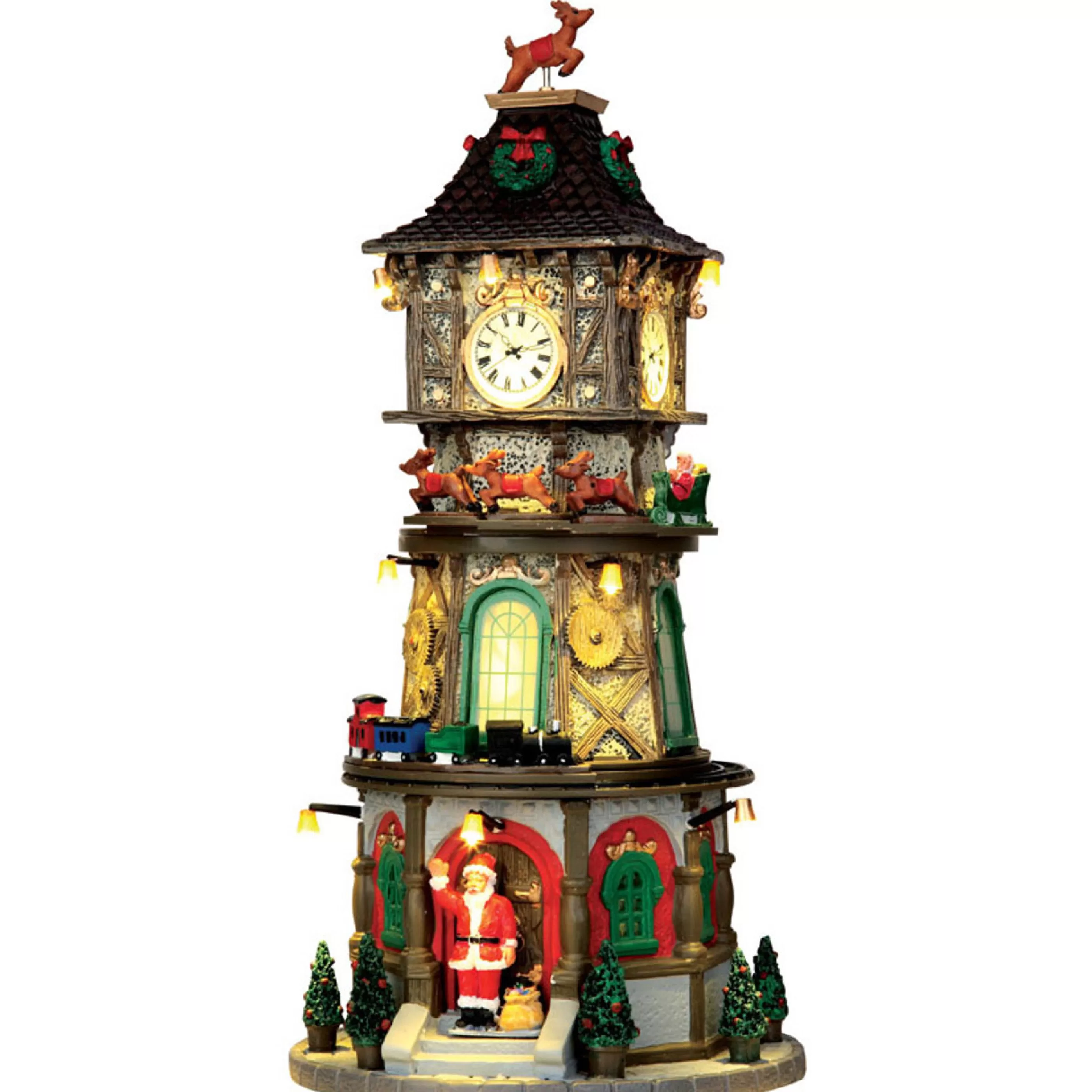 Best Lemax Christmas Shop Lemax Multi Layer Christmas Clock Tower