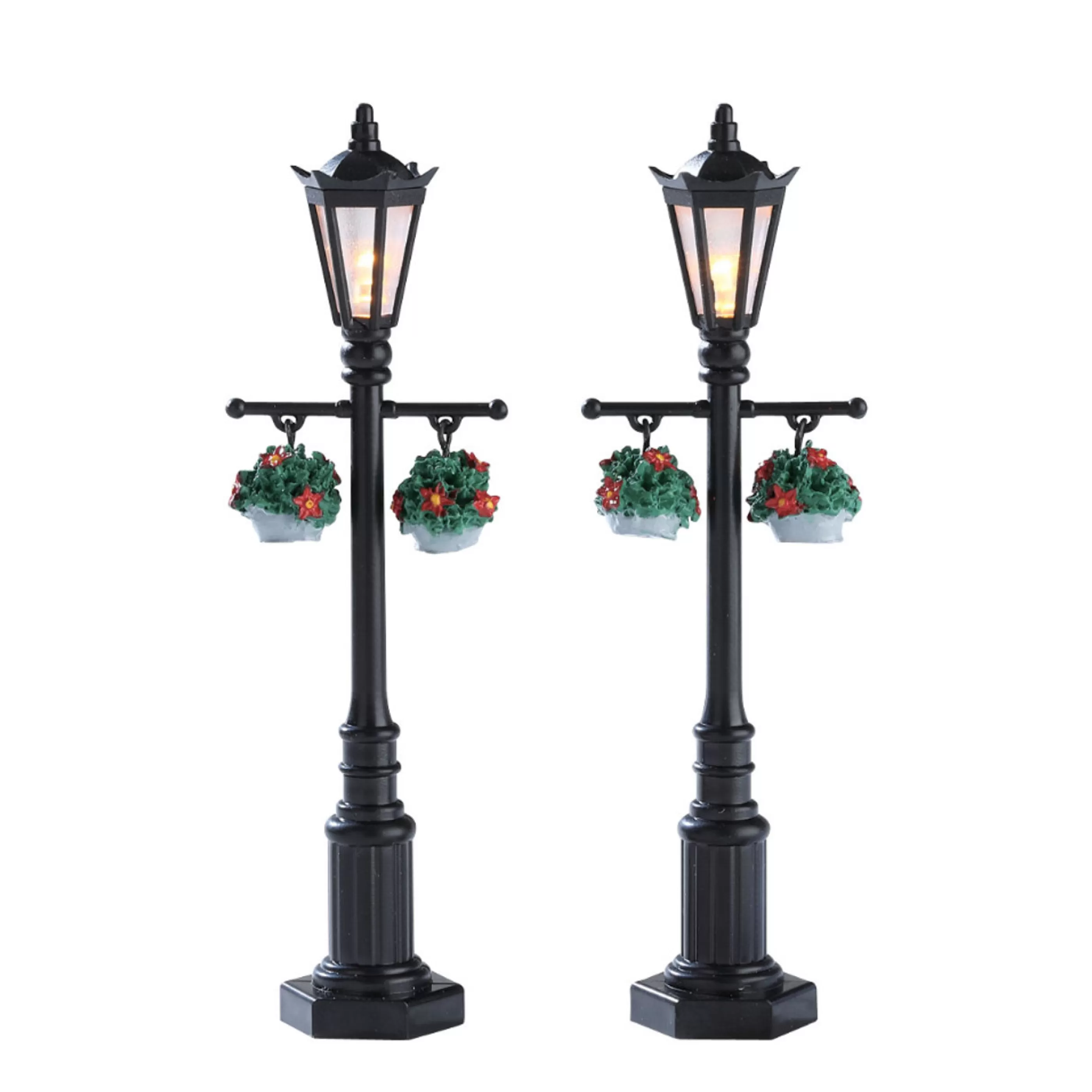 Sale Lemax Christmas Shop Lemax Old English Lamp Post - Set Of 2