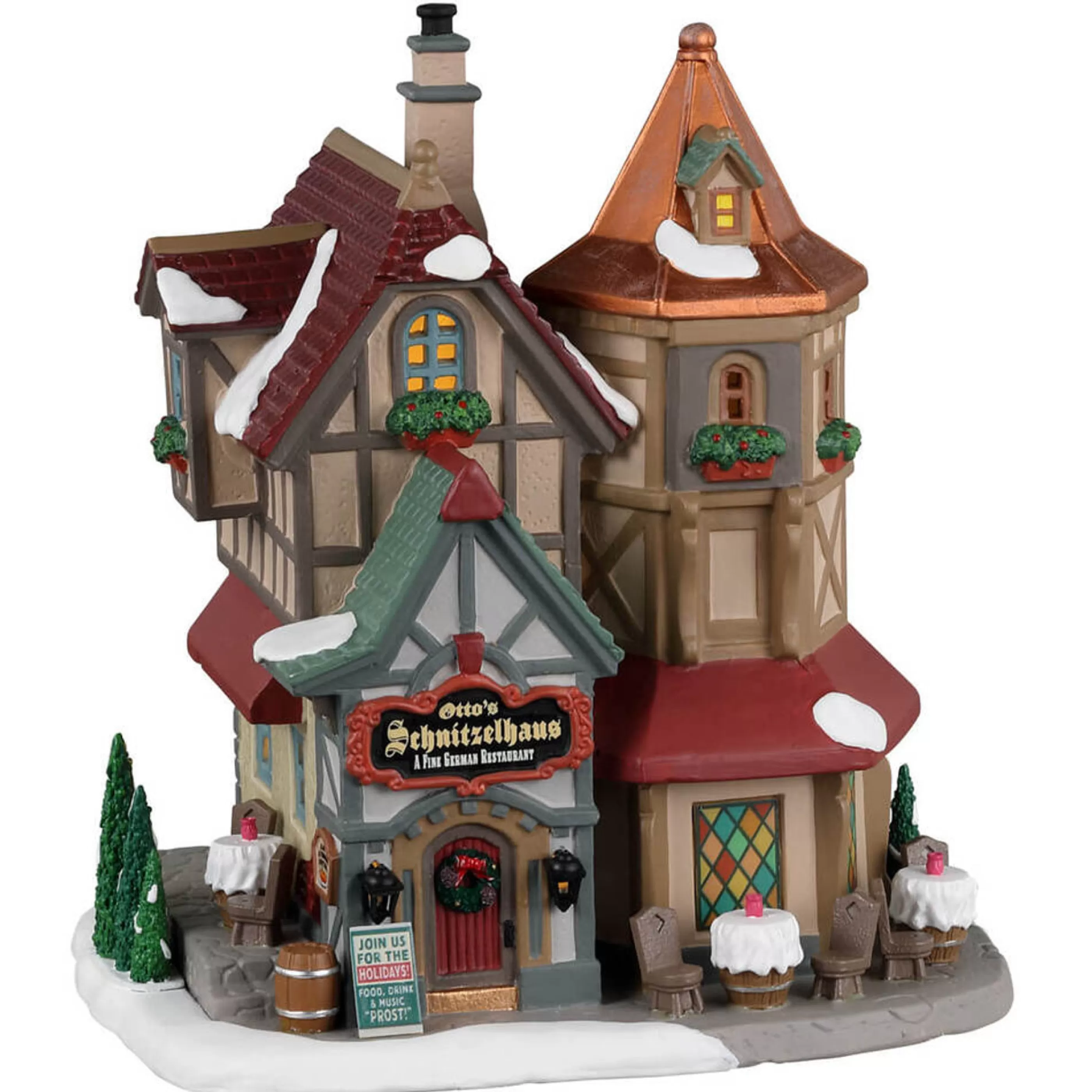 Shop Lemax Christmas Shop Lemax Otto's Schnitzelhaus - 19.7Cm