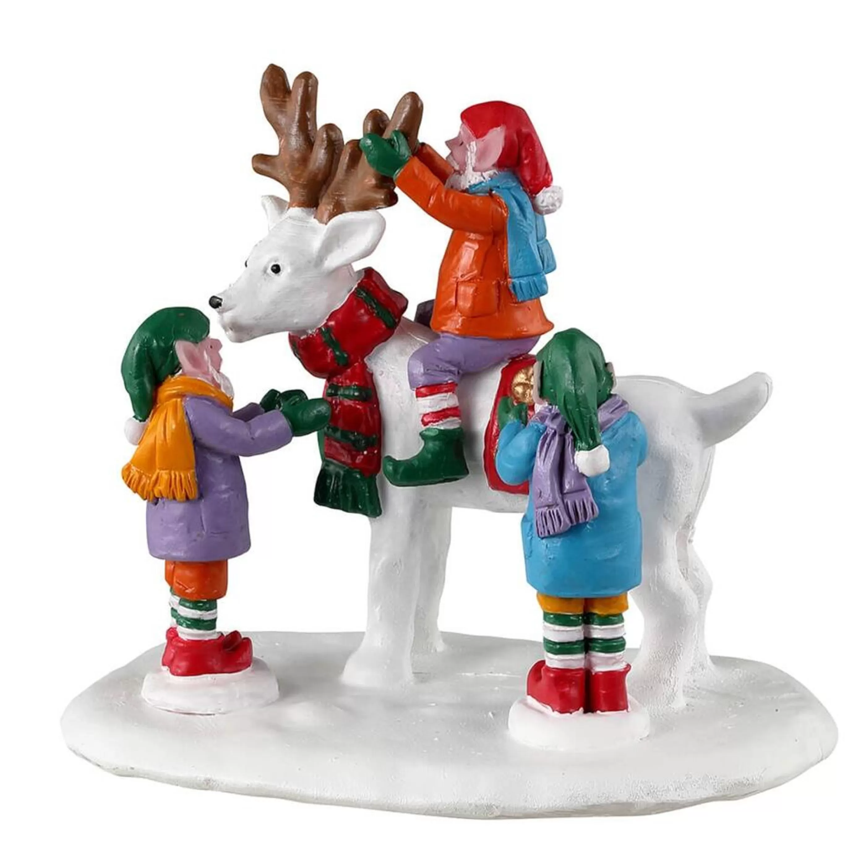 Sale Lemax Christmas Shop Lemax Reindeer Snowman - 8Cm