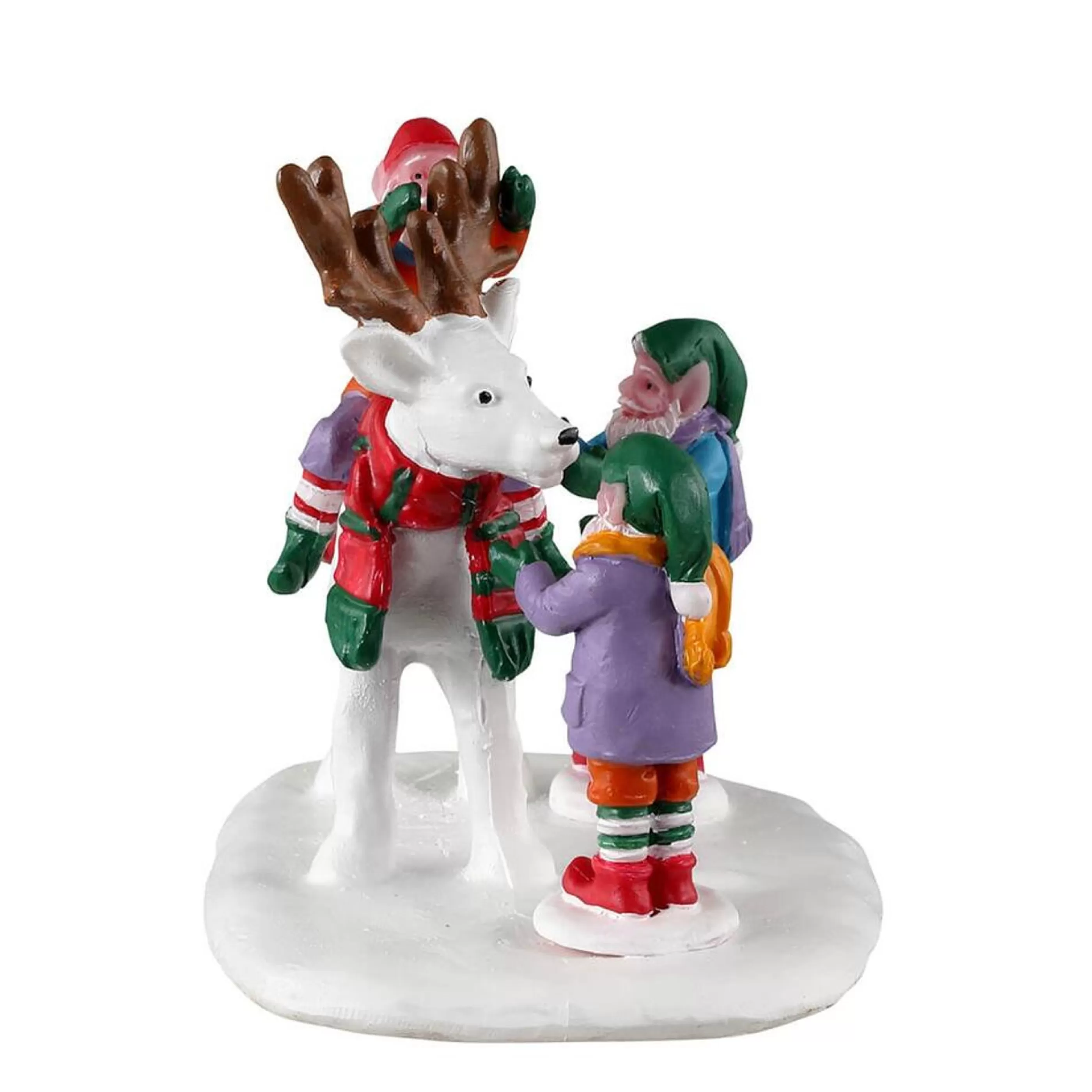 Sale Lemax Christmas Shop Lemax Reindeer Snowman - 8Cm