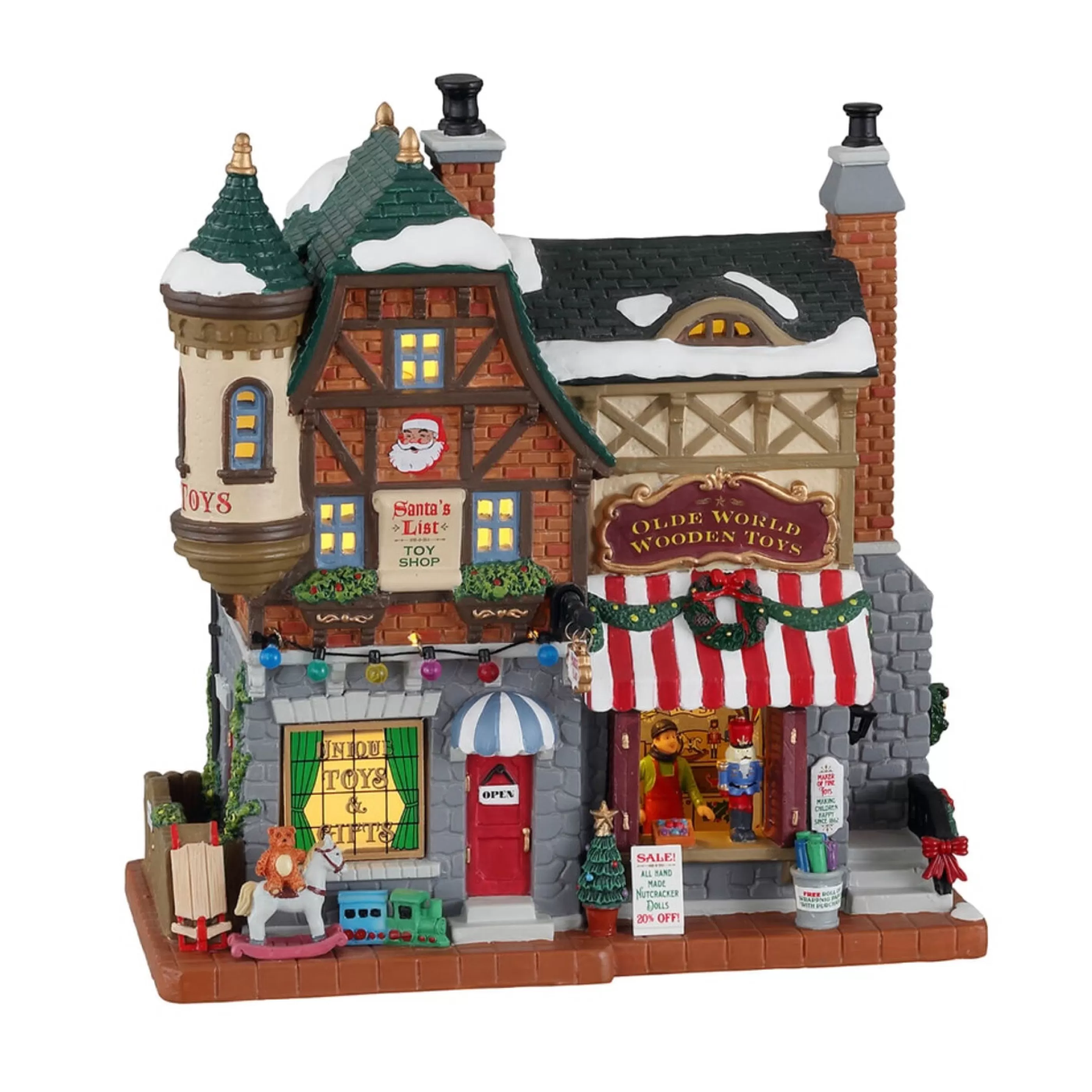 New Lemax Christmas Shop Lemax Santa's List Toy Shop