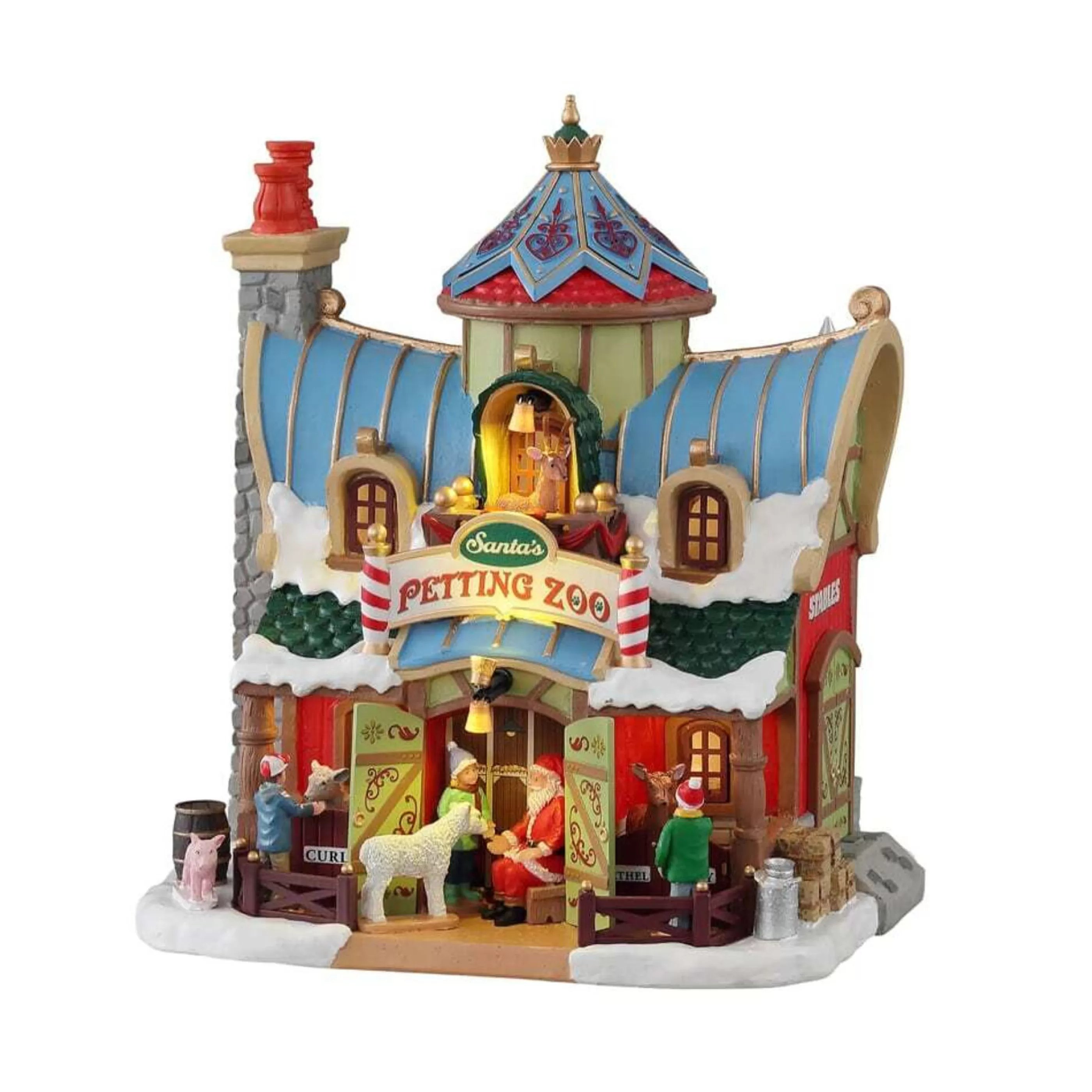 Discount Lemax Christmas Shop Lemax Santa's Petting Zoo