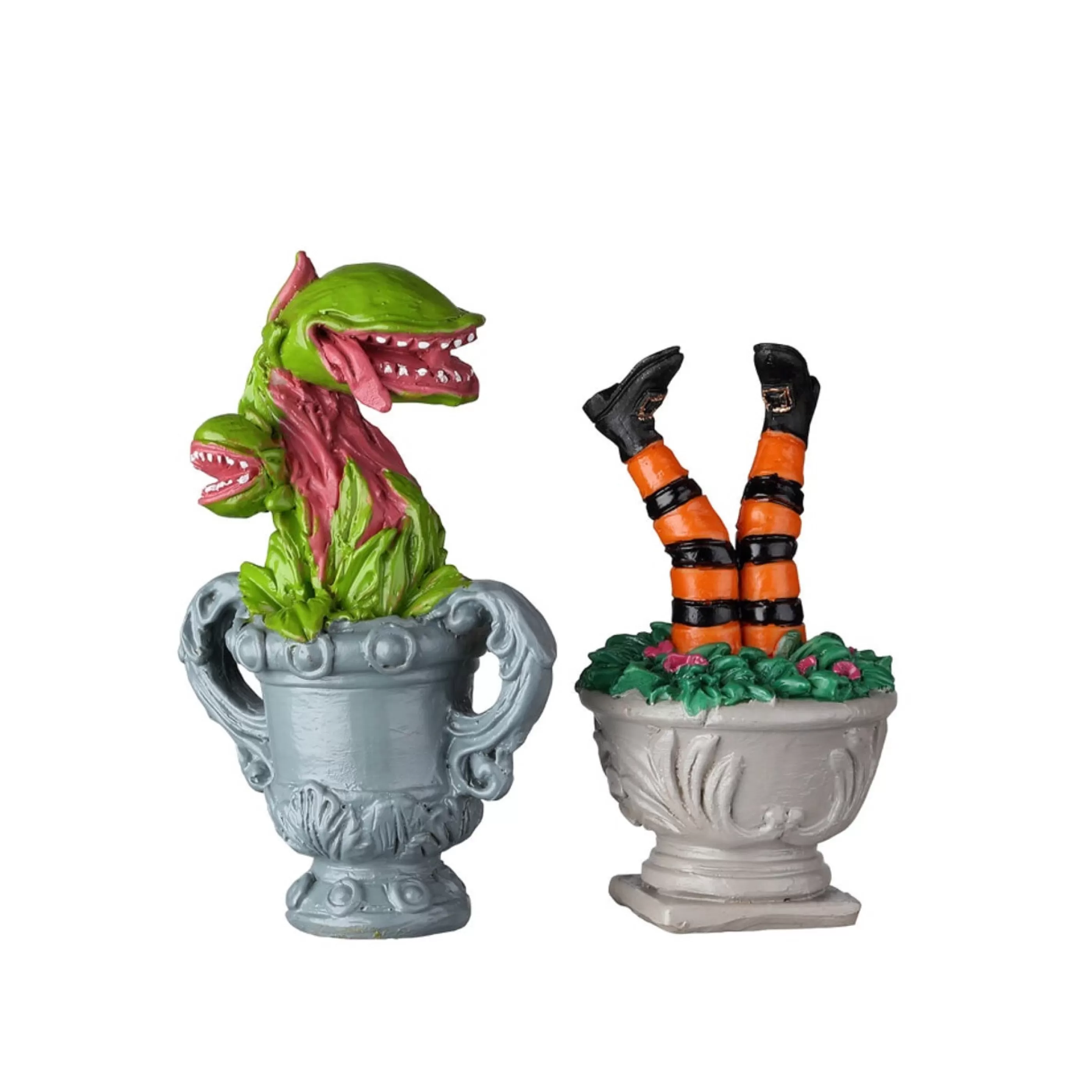 Store Lemax Christmas Shop Lemax Spooky Planter Urns (Set Of 2)