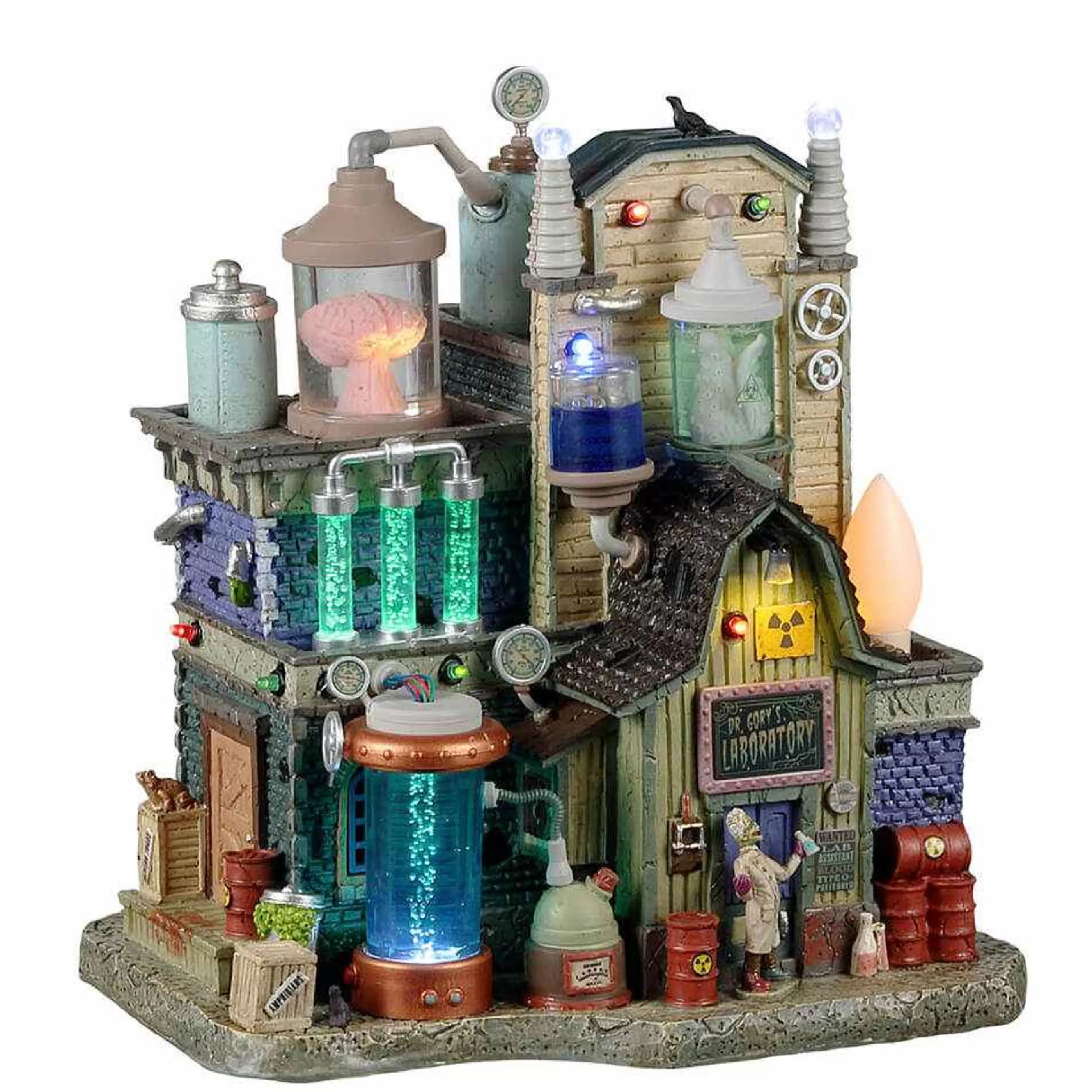 Best Lemax Christmas Shop Lemax Spookytown Dr. Gory's Laboratory - 22Cm