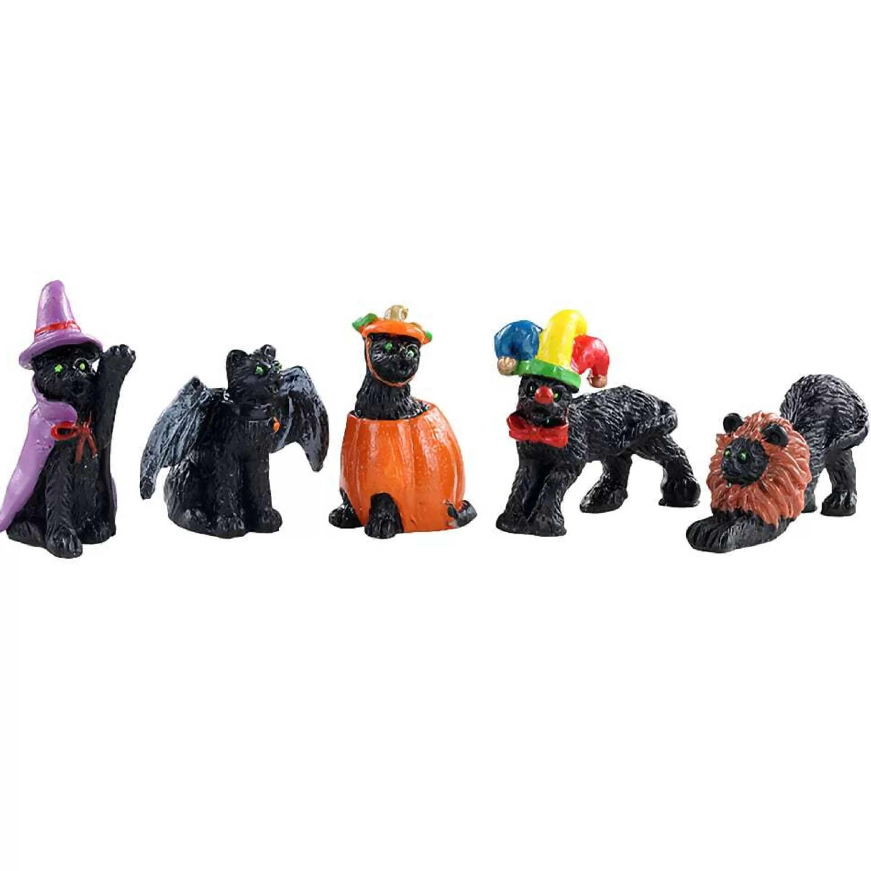 Hot Lemax Christmas Shop Lemax Spookytown Halloween Cats (Set Of 5)