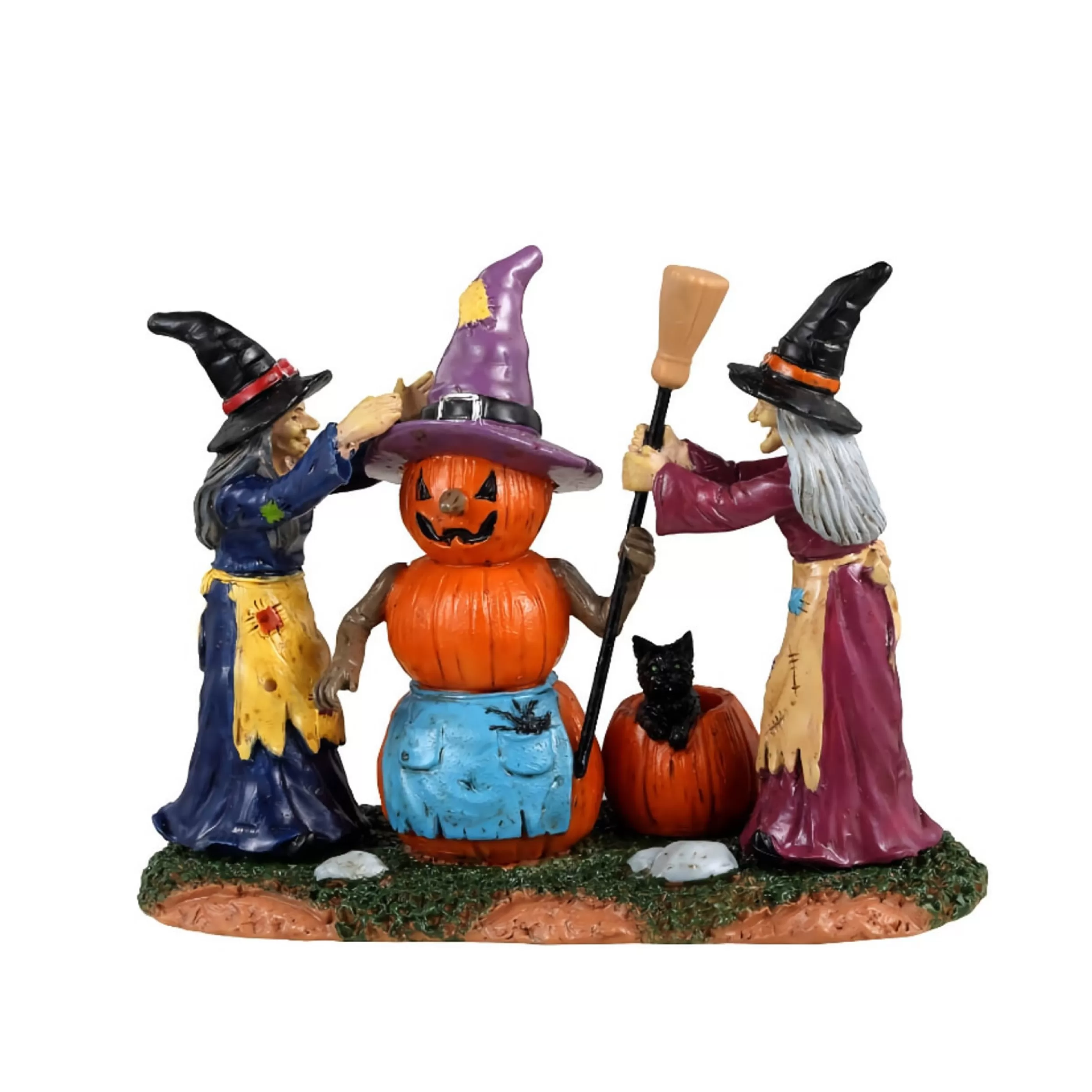 New Lemax Christmas Shop Lemax Spookytown Pumpkin Witch - 7.5Cm