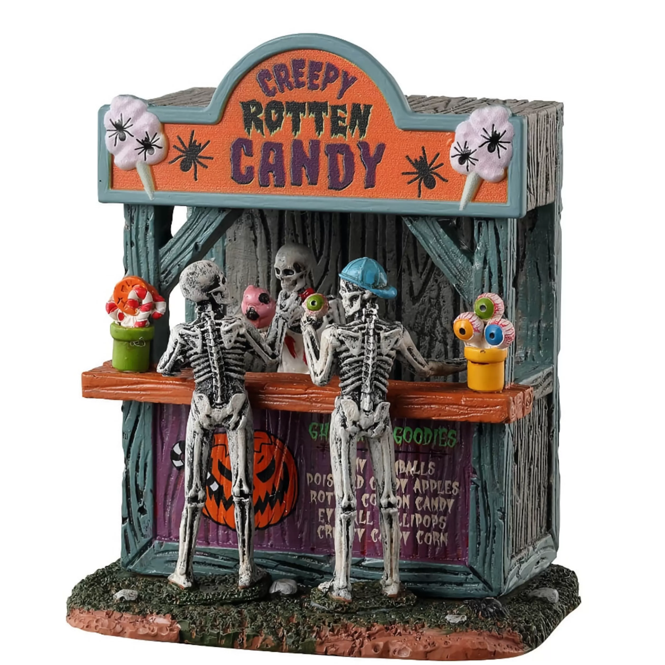 Lemax Christmas Shop Gingerbread Candy Christmas | Lemax Spookytown Rotten Candy Stand