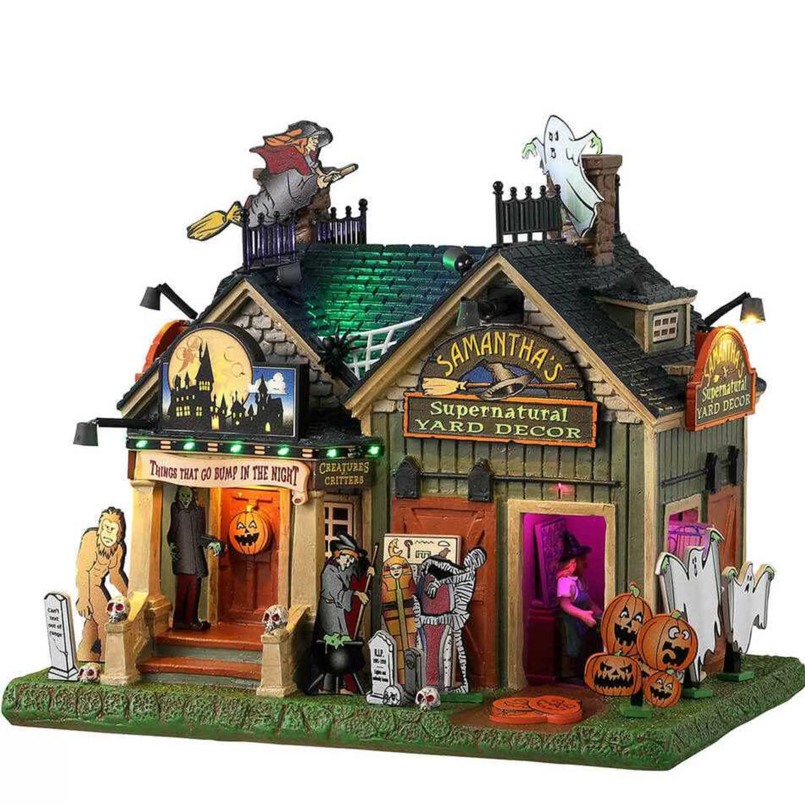 Cheap Lemax Christmas Shop Lemax Spookytown Samantha's Supernatural - 18Cm