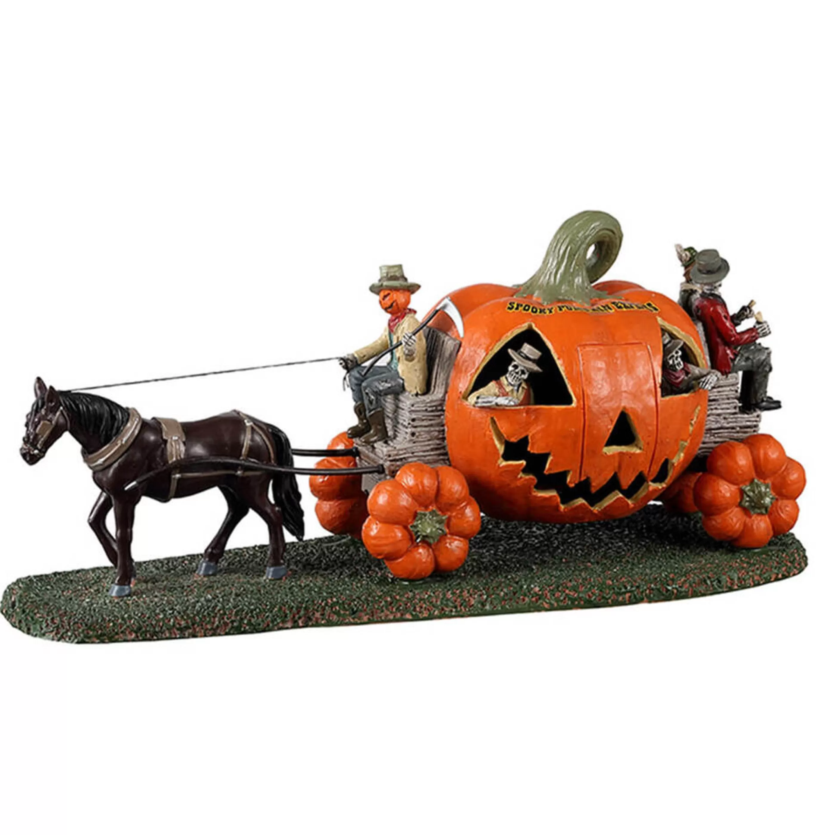 Hot Lemax Christmas Shop Lemax Spookytown Spooky Pumpkin Express - 28Cm