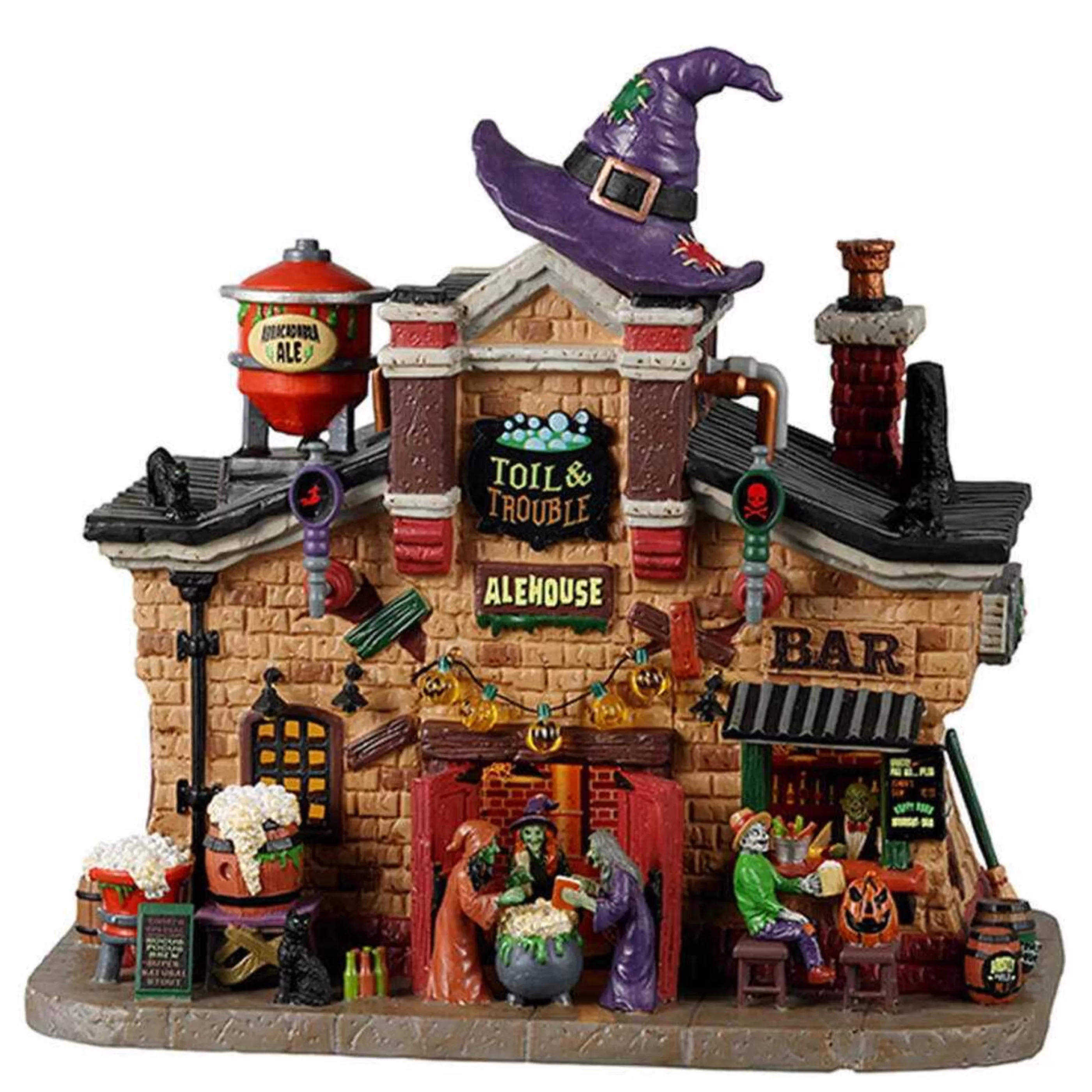 Best Lemax Christmas Shop Lemax Spookytown Toil And Trouble Alehouse - 22Cm