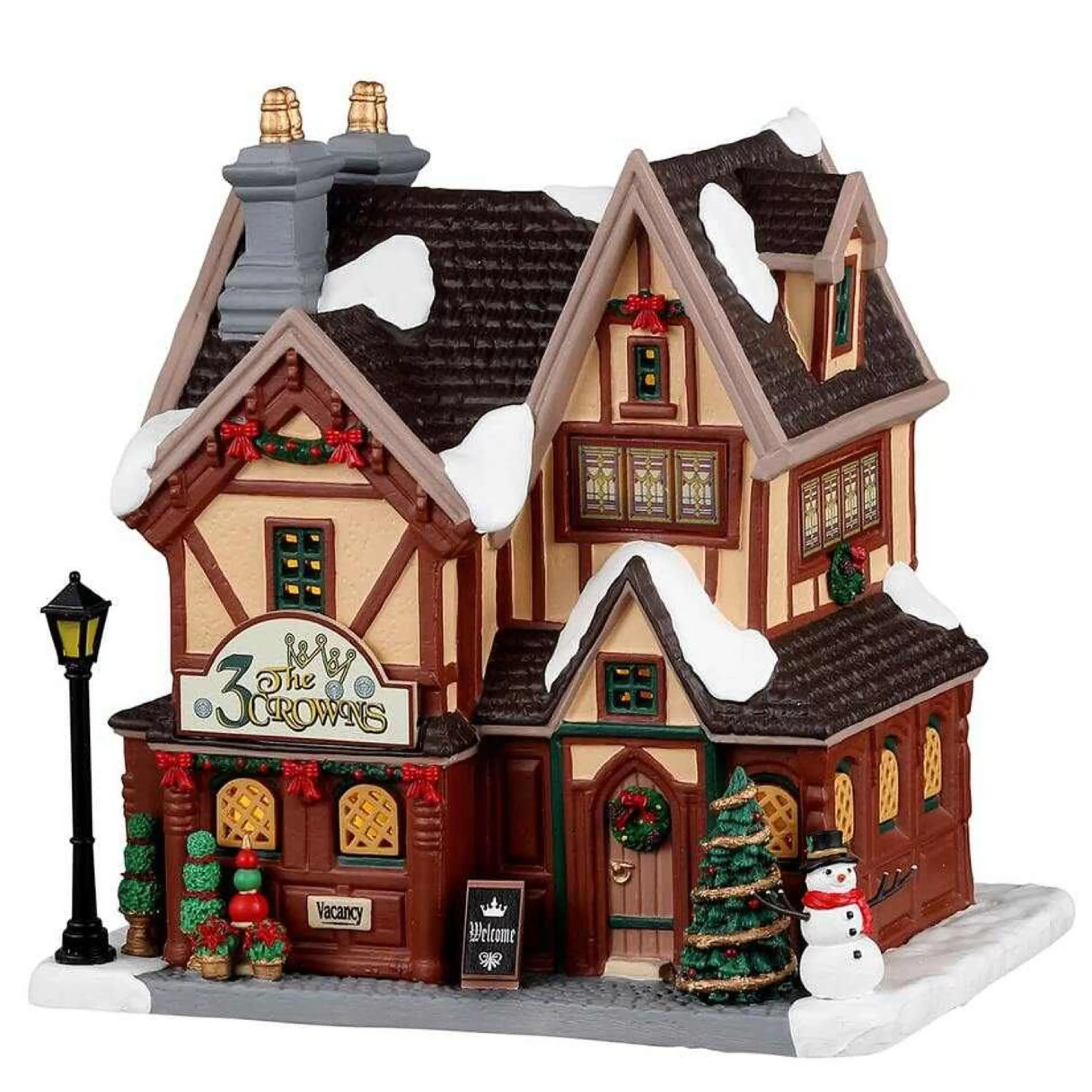 Online Lemax Christmas Shop Lemax The 3 Crowns Inn - 18.5Cm