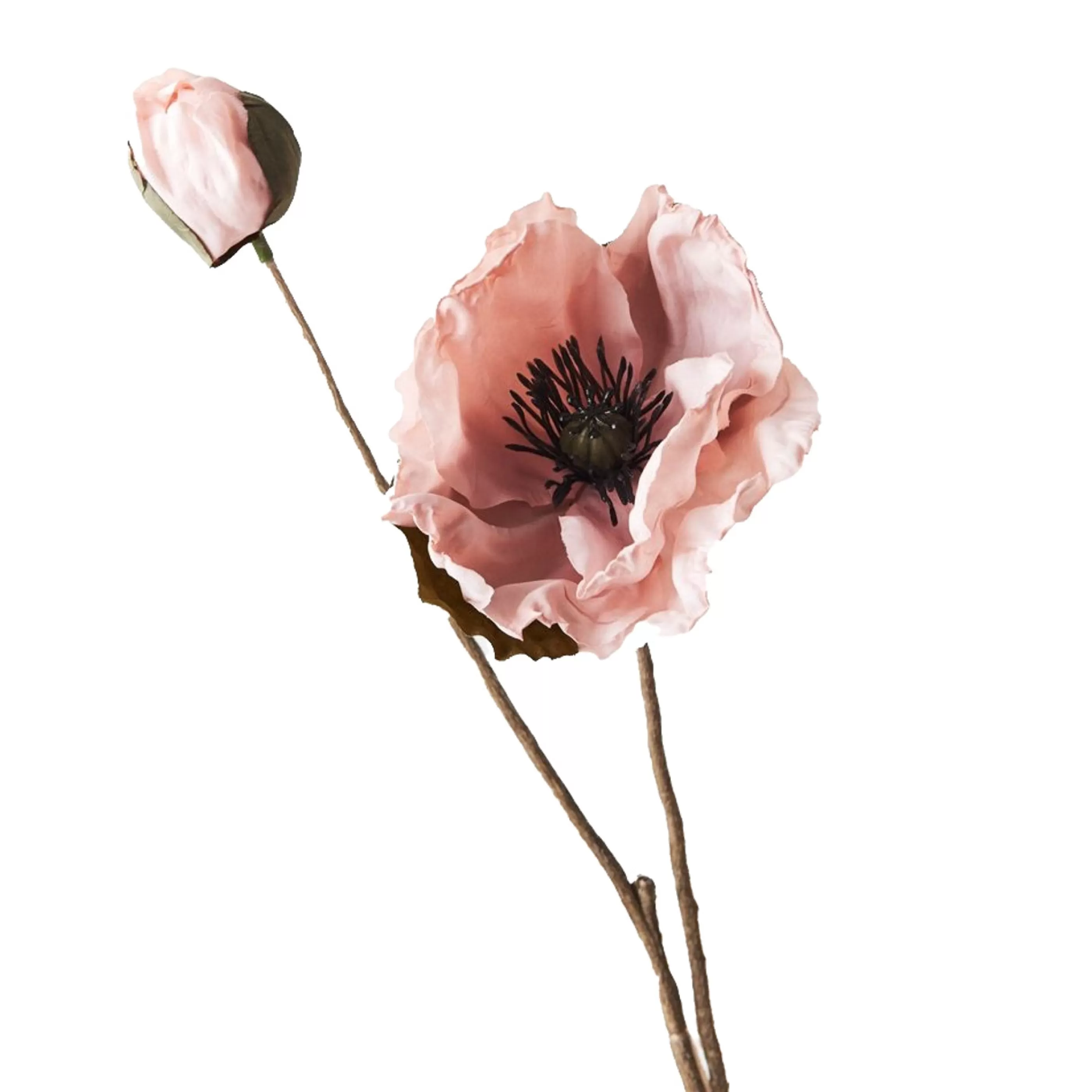 * Festive Sprays | Light Pink Poppy Celeste Spray - 69Cm