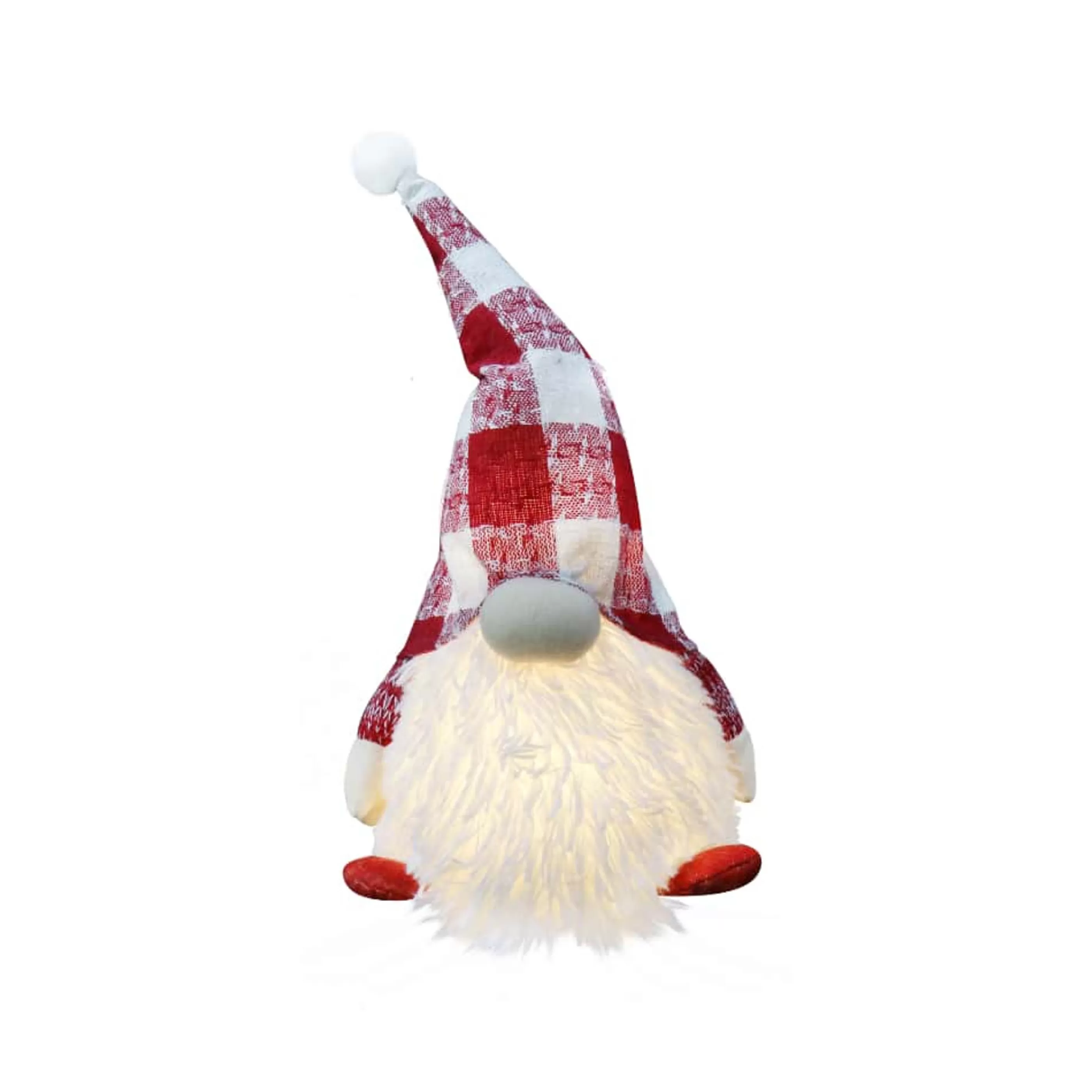 * Table Top Decorations | Light Up Big Beard Gnome (2 Styles) - 40Cm