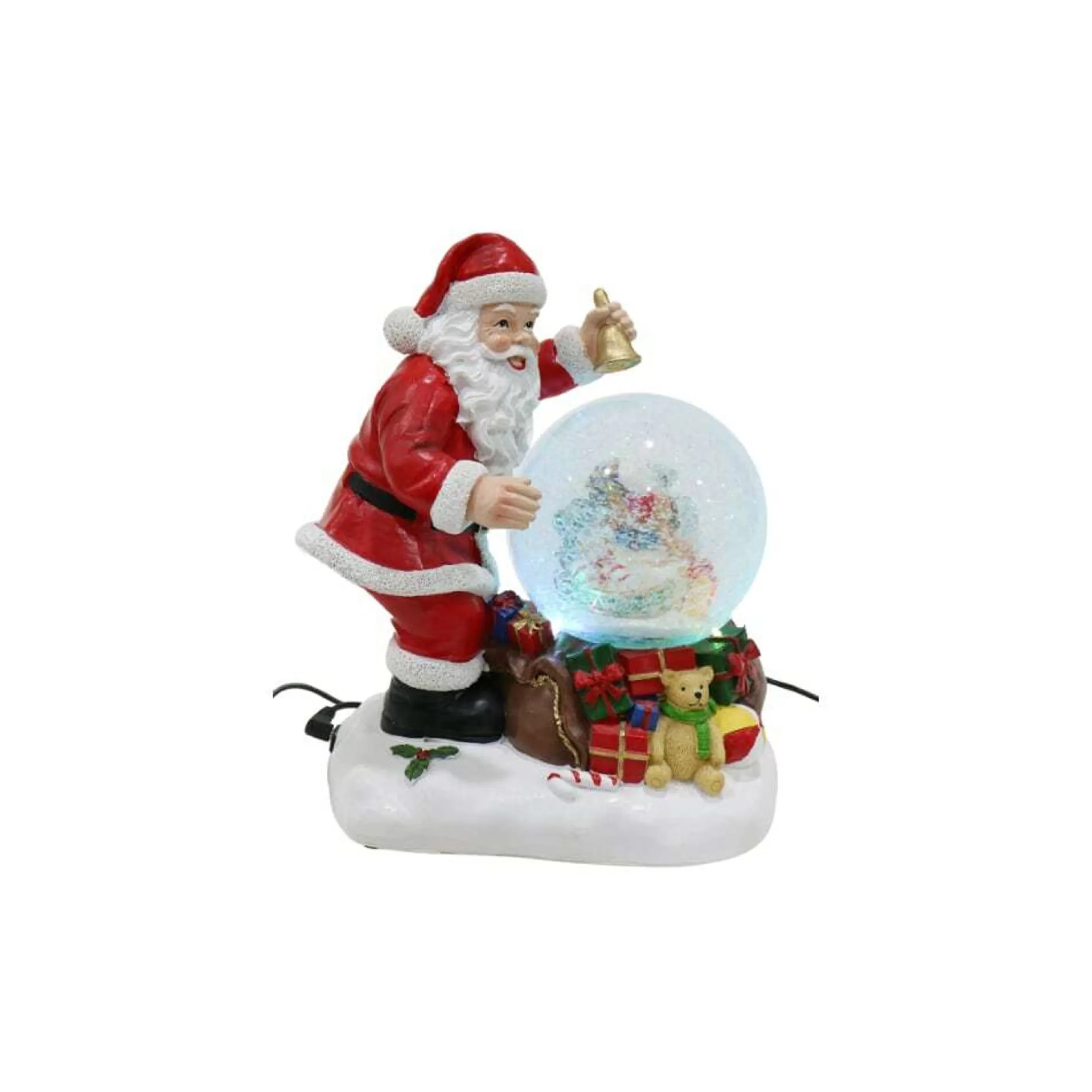 Cheap * Light Up Musical Santa Waterball Scene (2 Styles) - 27Cm