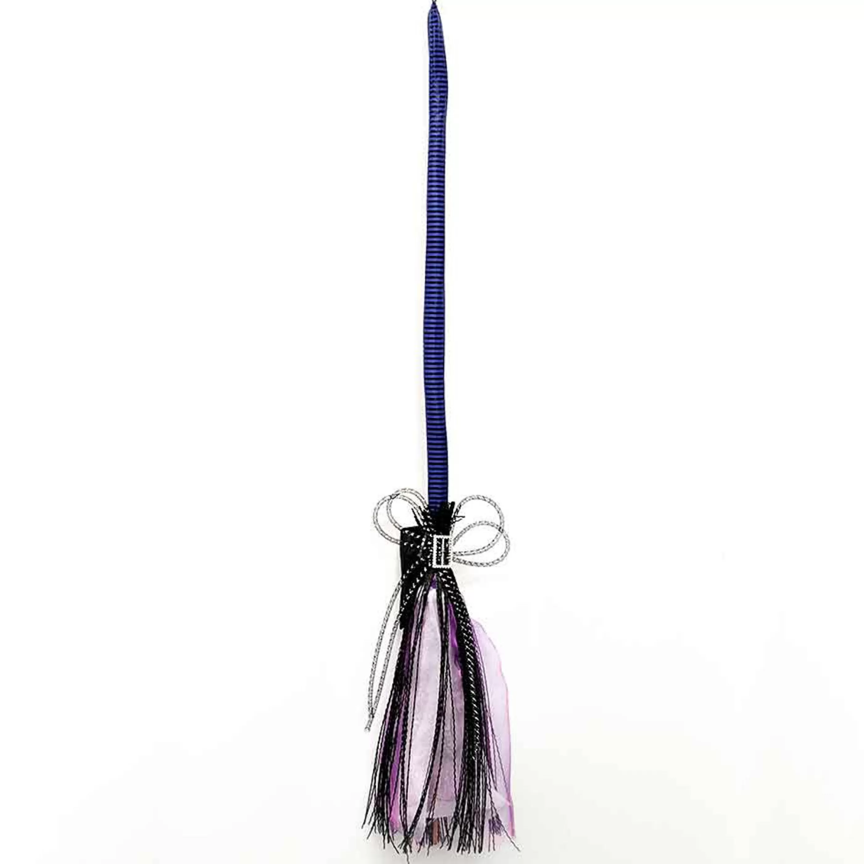 Online Witches of Halloween Light Up Witch Broom Multicolour - 85Cm