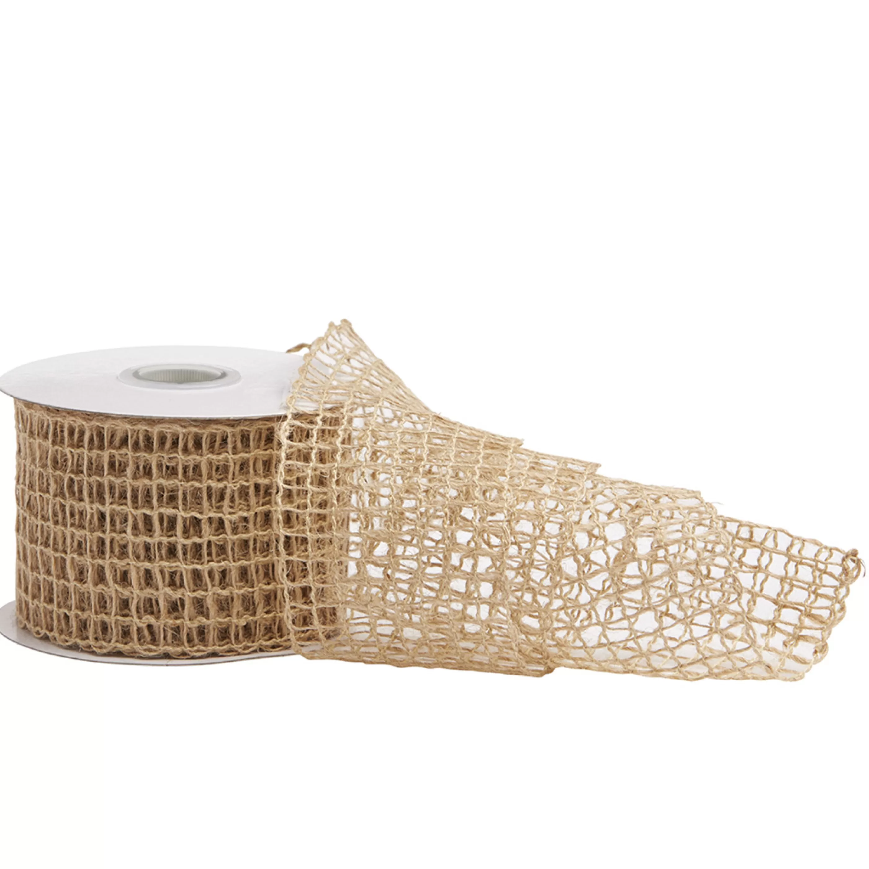 * Christmas Ribbon & Bows | Loose Burlap Weave Hessian Ribbon - 10M