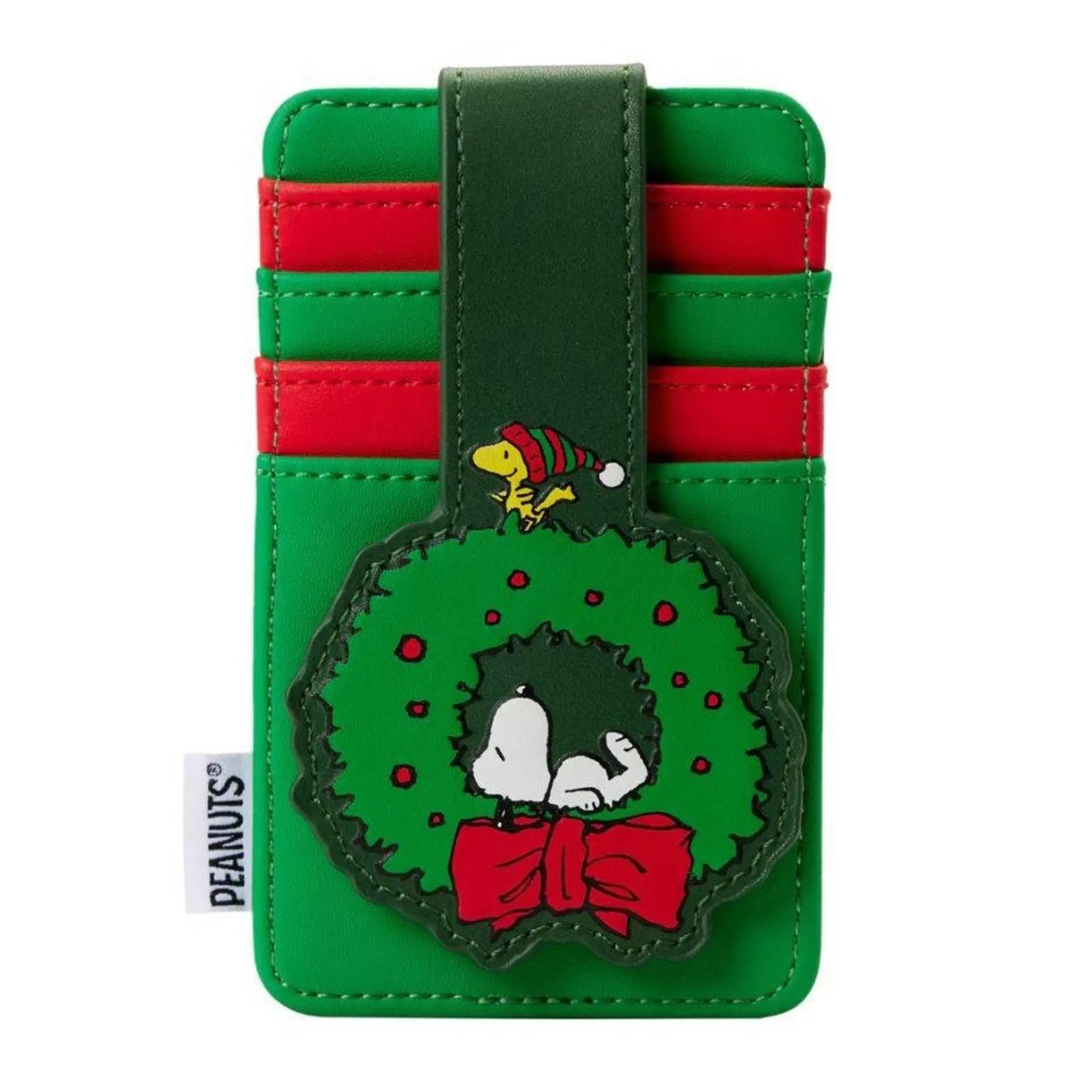 Discount * Loungefly Peanuts Snoopy Woodstock Wreath Card Holder - 12.7Cm