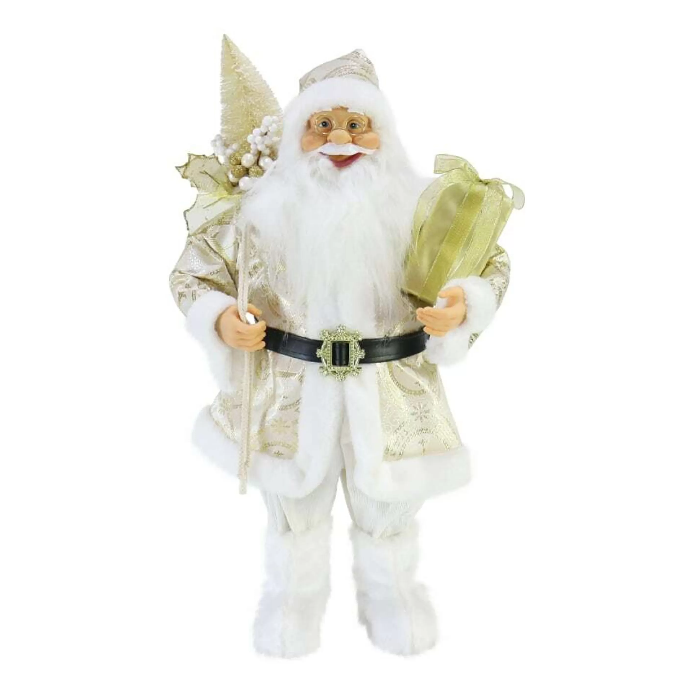 Best * Luxury Metallic Santa Figurine (2 Colours) - 60Cm