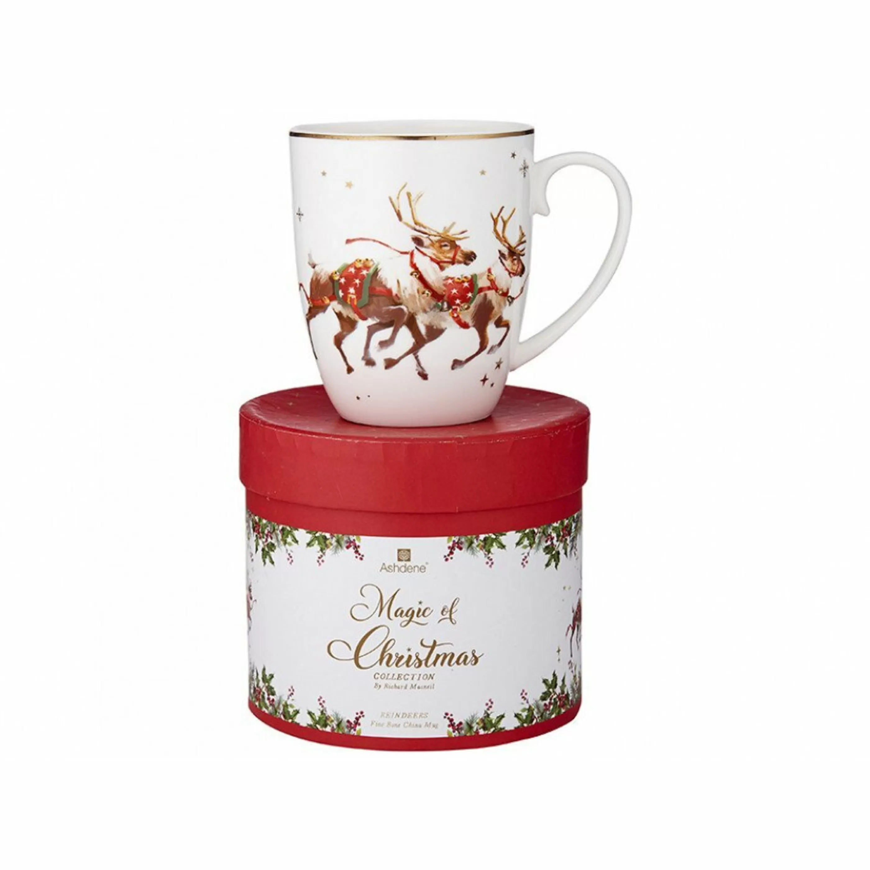 Flash Sale Ladelle Ashdene Magic Of Christmas Reindeers Mug - 320Ml