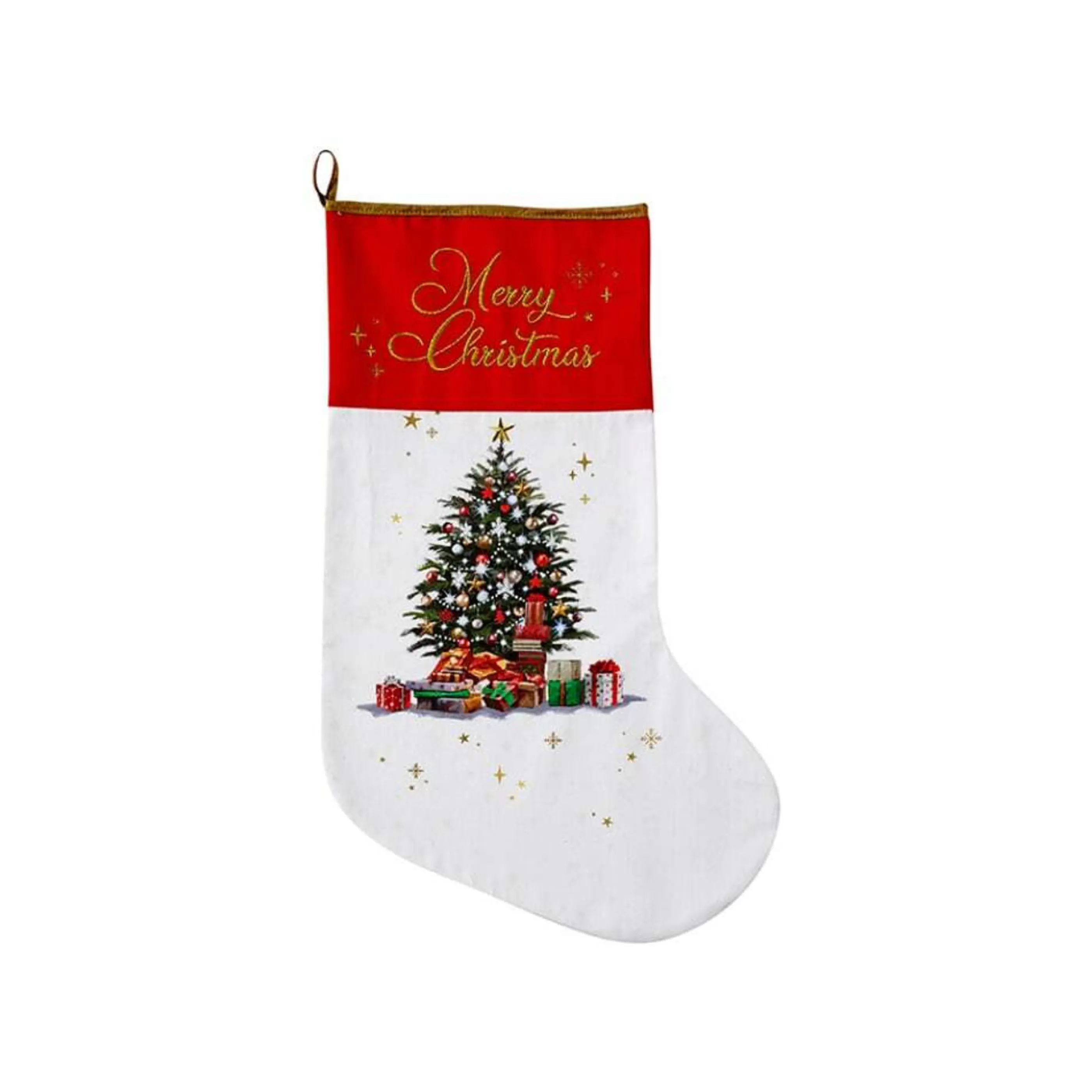 Discount Ladelle Ashdene Magic Of Christmas Tree Santa Stocking - 52Cm