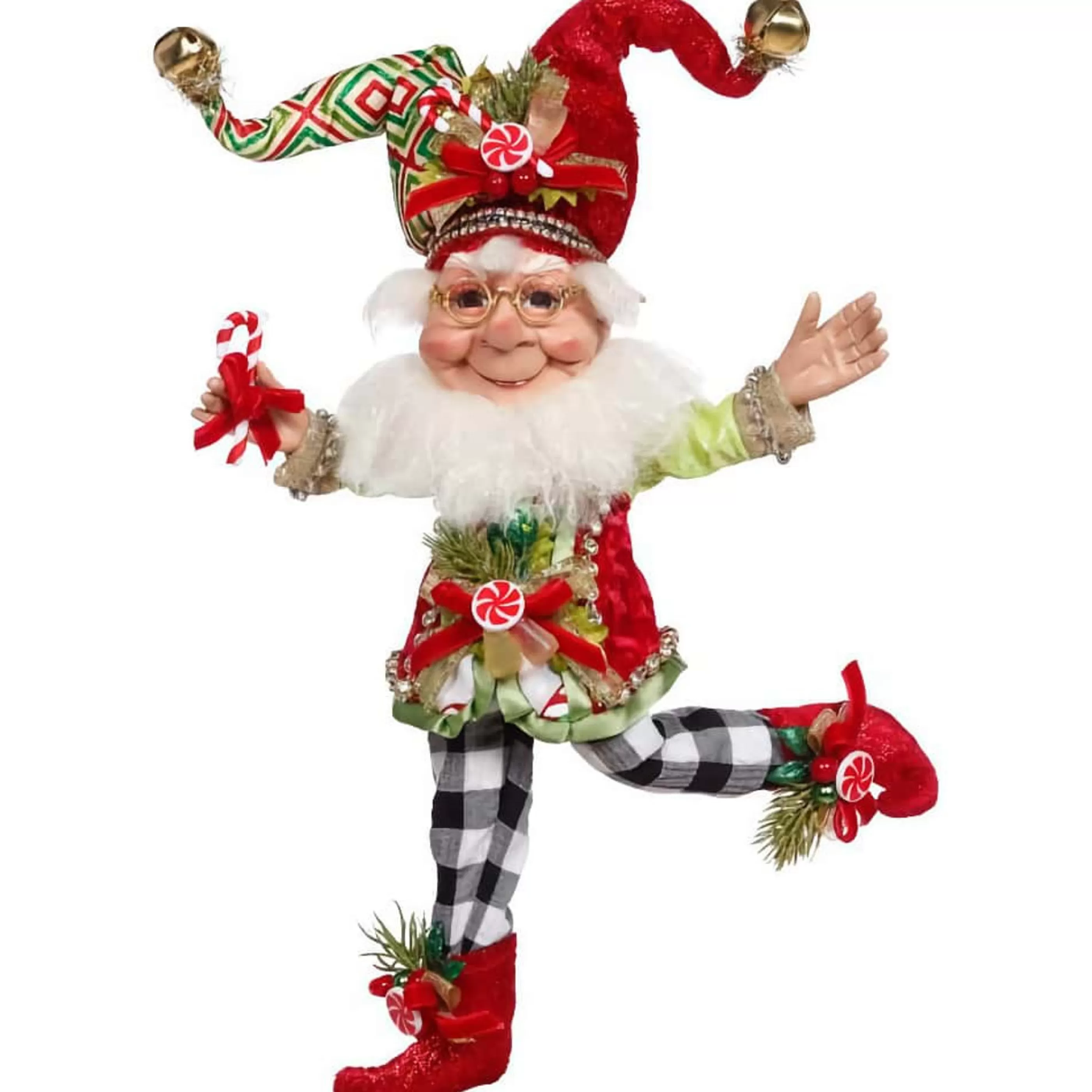 Mark Roberts Gingerbread Candy Christmas | Candy Dandy Elf - 25.5Cm