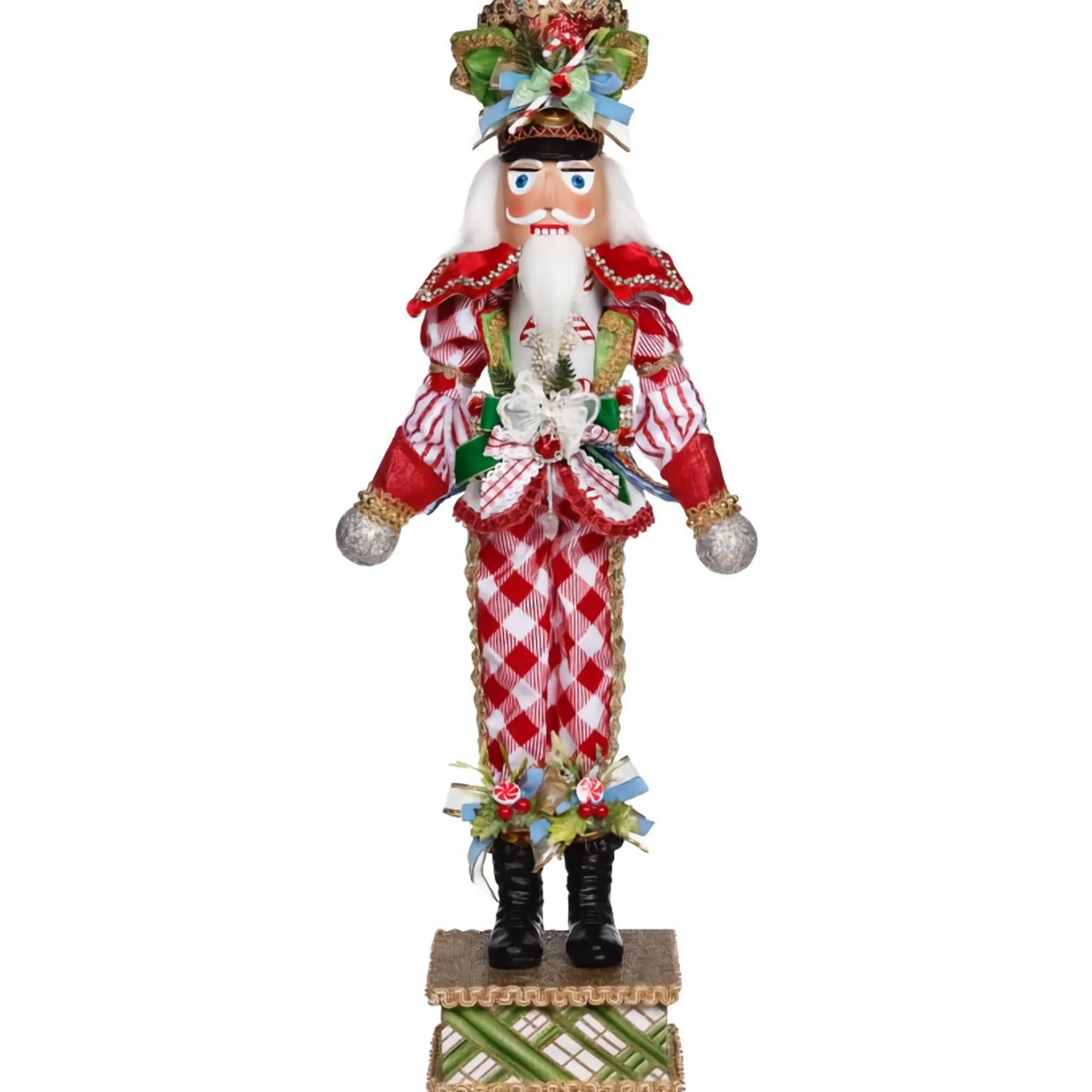 Mark Roberts Gingerbread Candy Christmas | Candy Peppermint Nutcracker - 61Cm