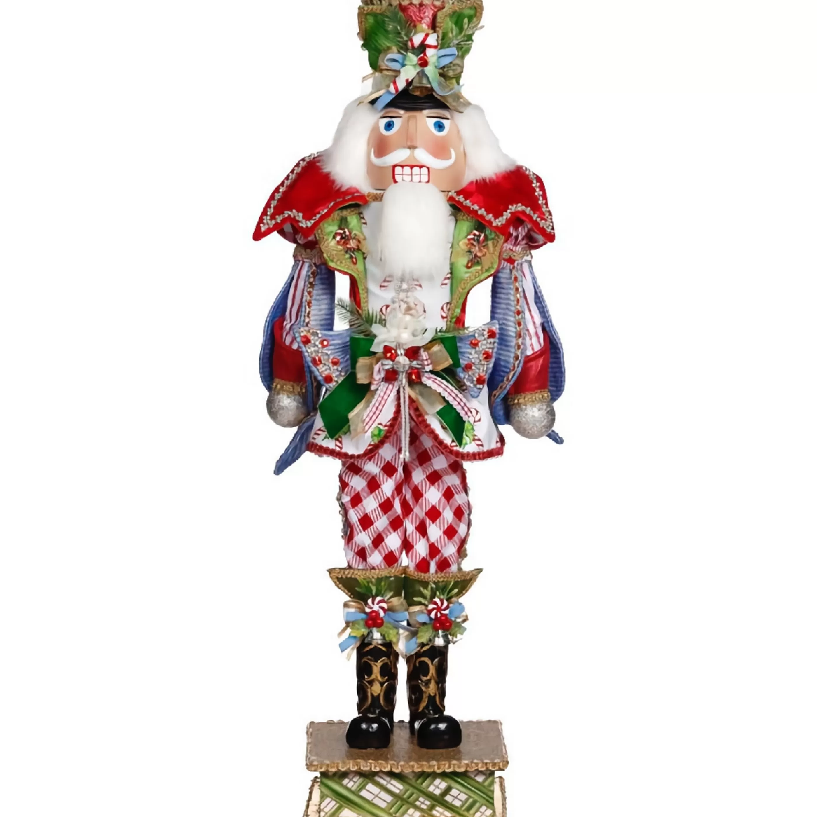 Mark Roberts Gingerbread Candy Christmas | Candy Peppermint Nutcracker - 86Cm