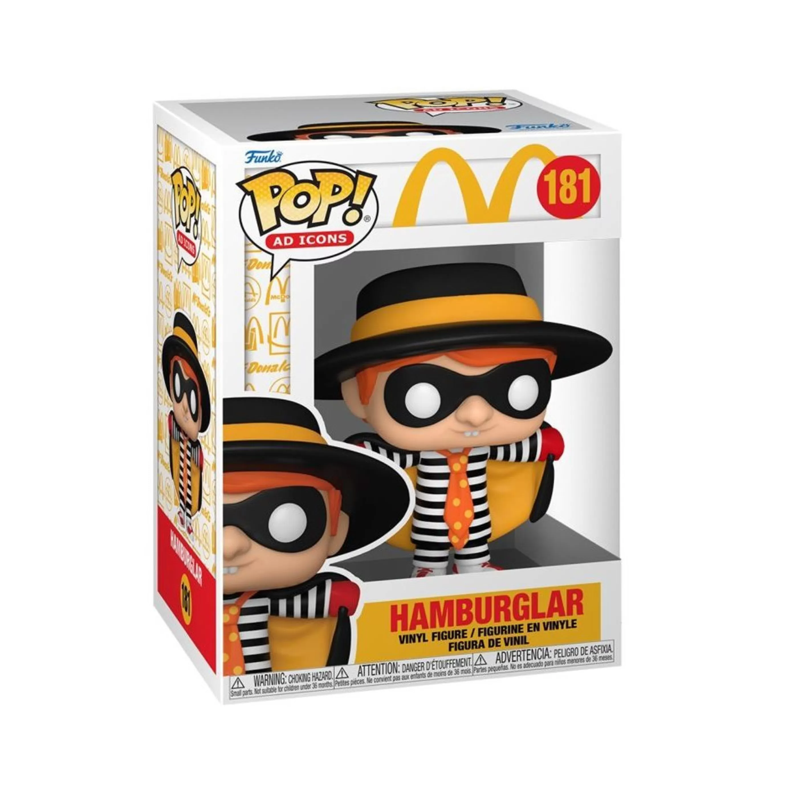 Funko Pop! (Holiday) Table Top Decorations | Mcdonald's - Hamburglar Funko Pop! Vinyl