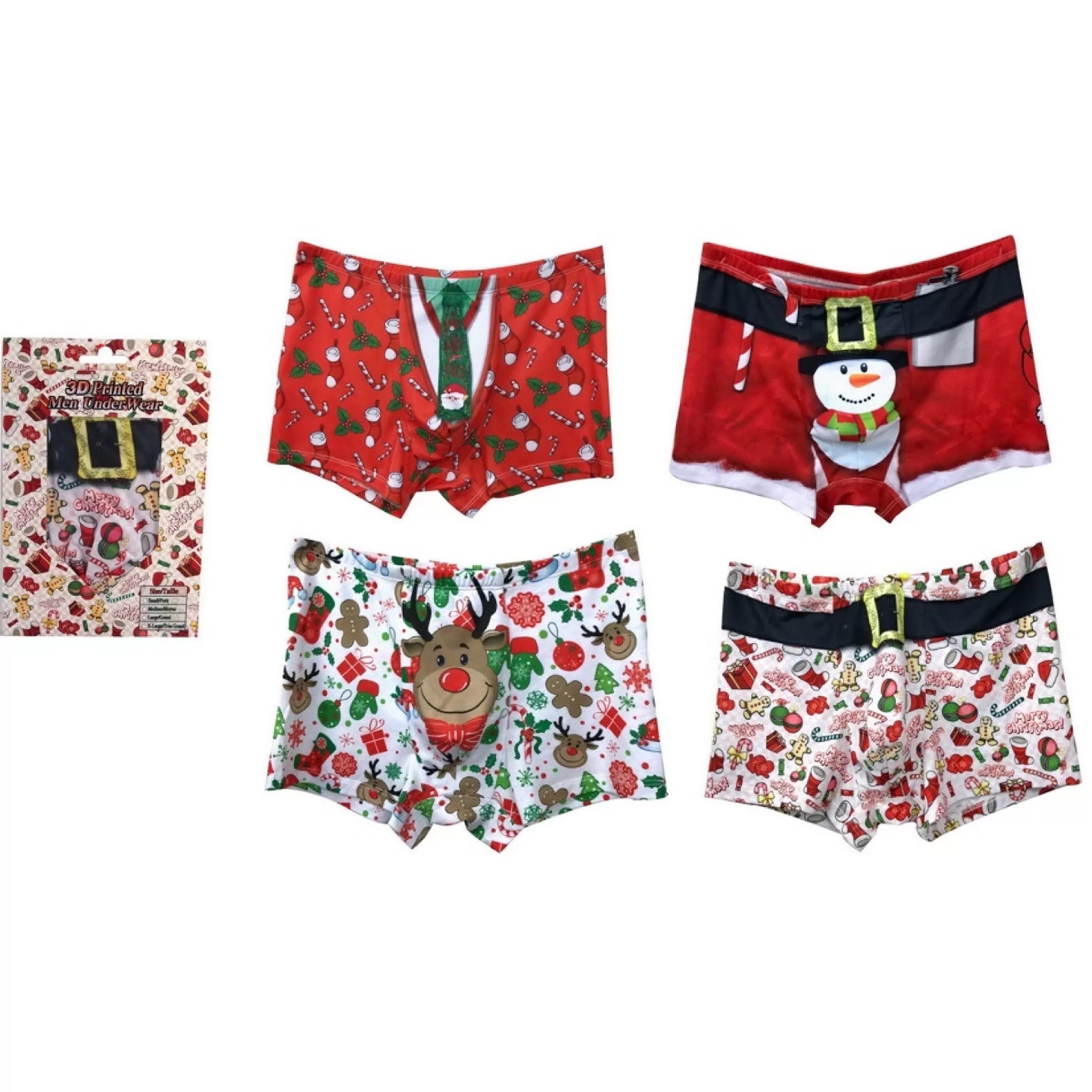 Outlet * Men's Christmas Boxer Shorts