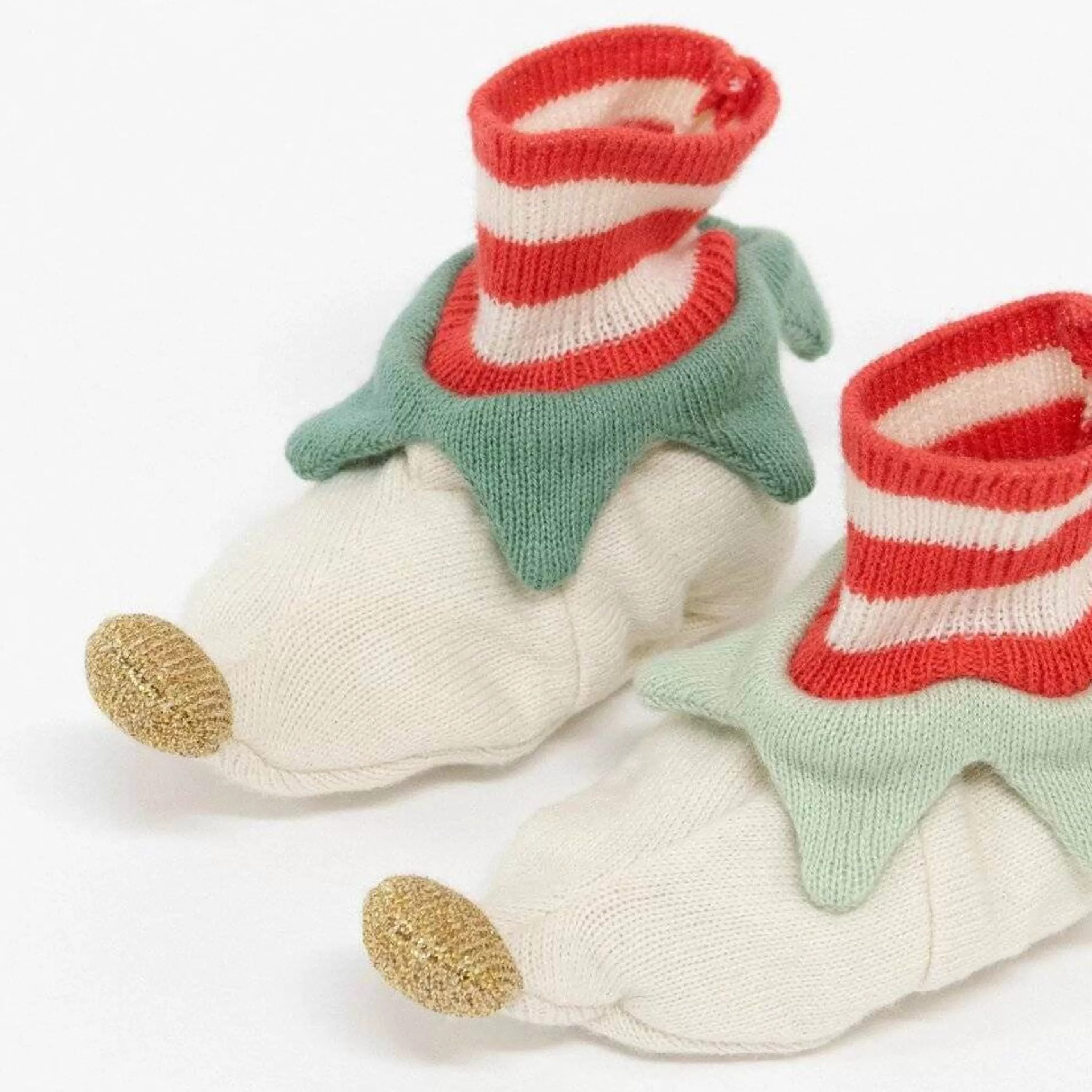 * Baby's First Christmas | Meri Meri Elf Baby Booties 216289