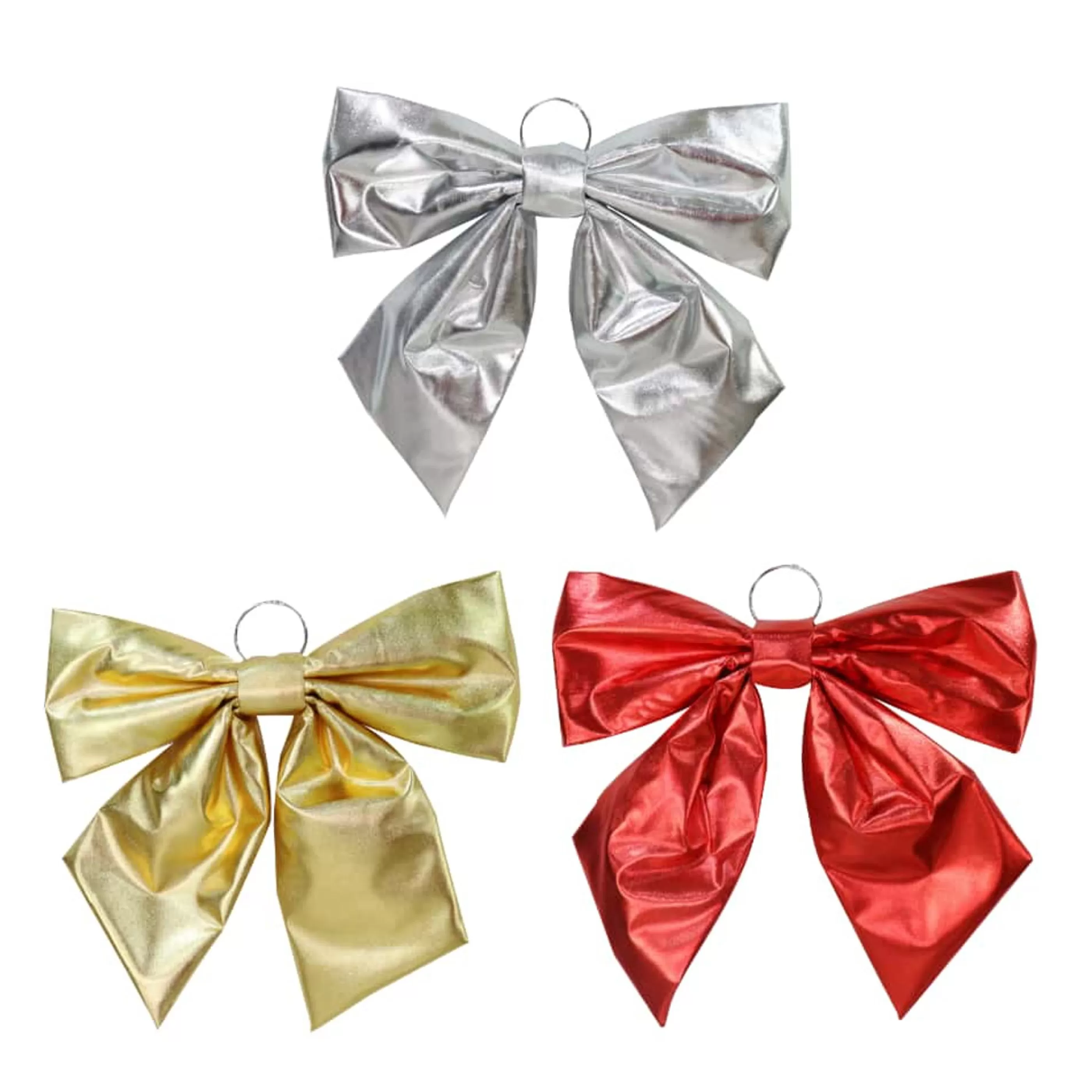 Online * Metallic Door Bow (3 Colours) - 46Cm