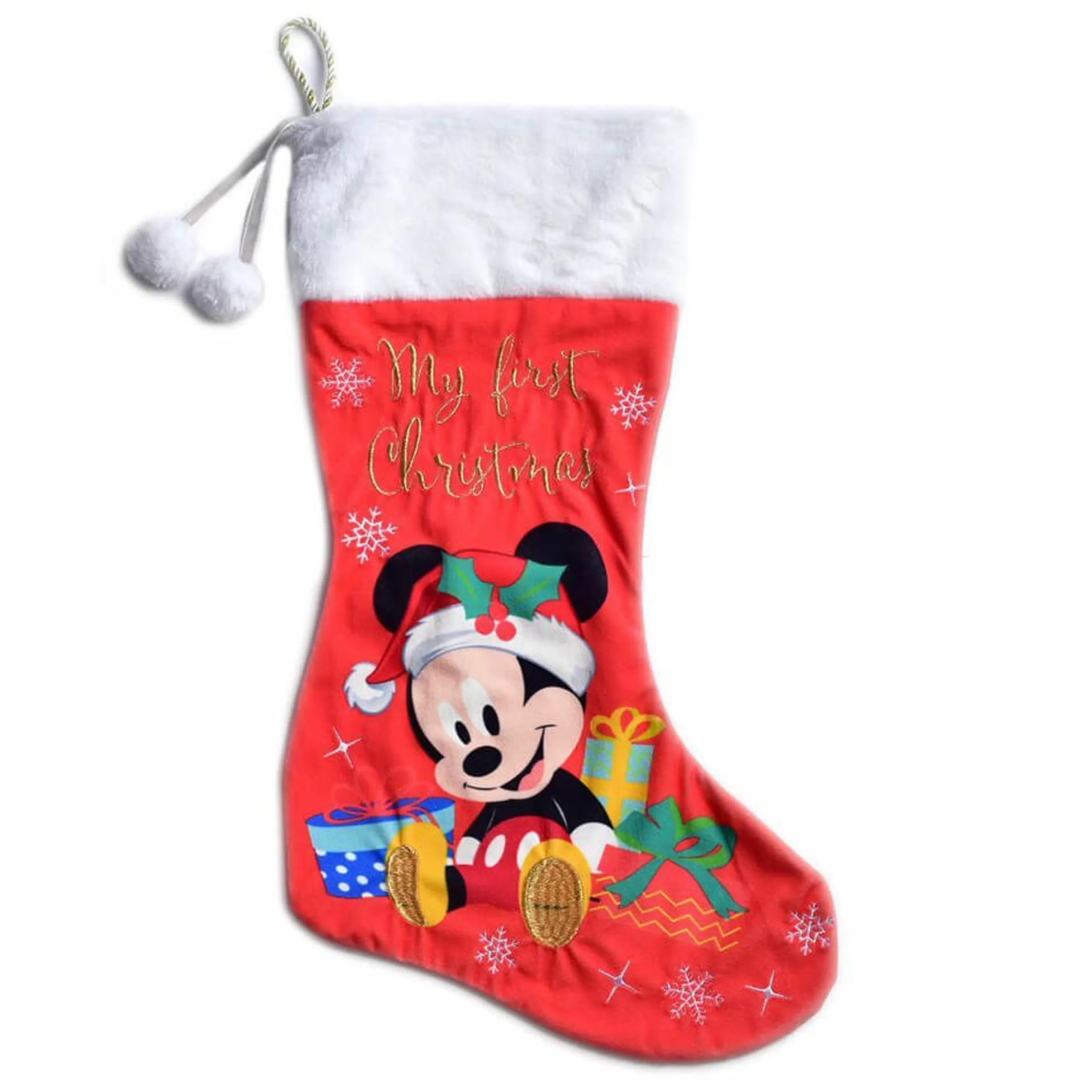 Disney Christmas Decorations Baby's First Christmas | Mickey Mouse Mouse My First Christmas Stocking - 67Cm