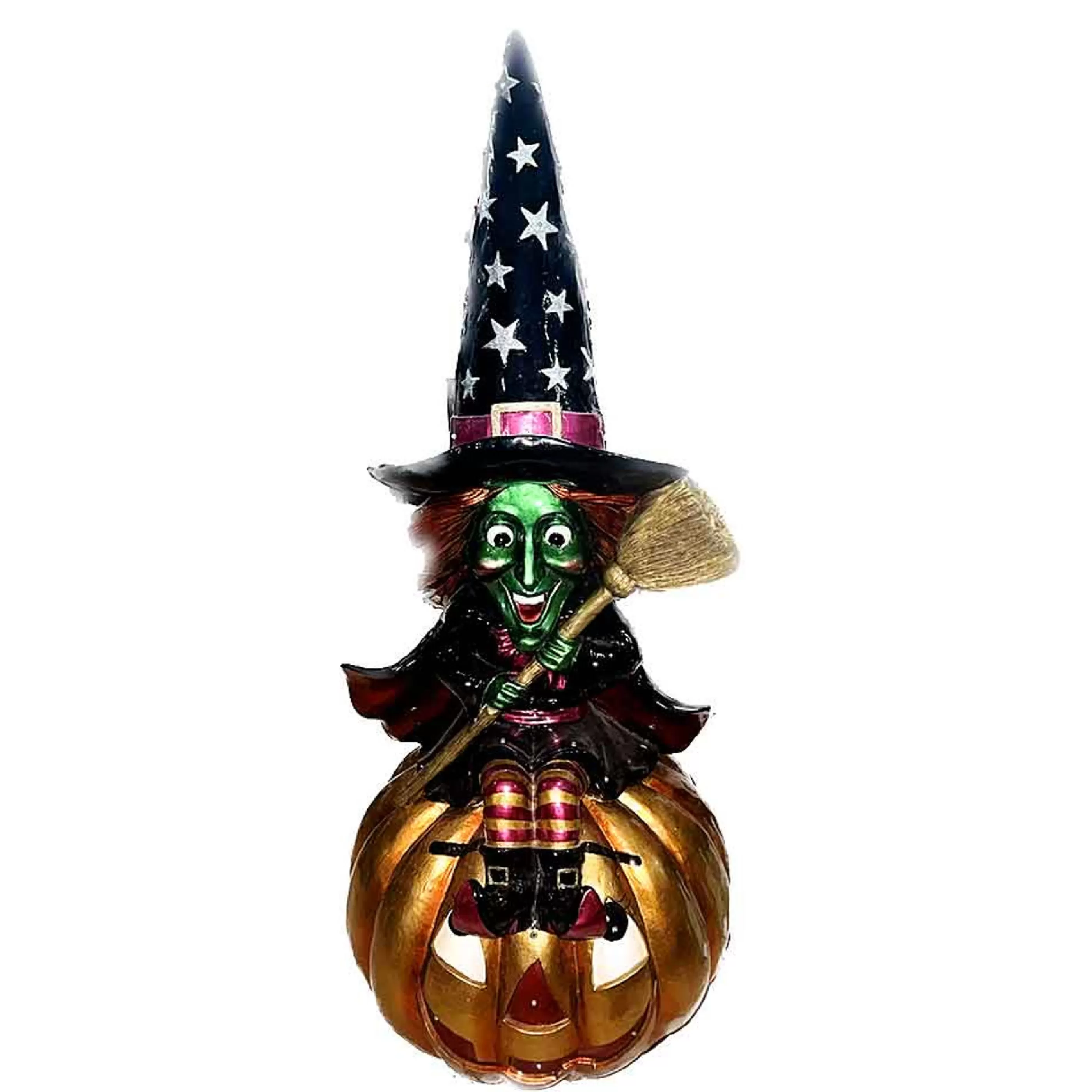 Shop Witches of Halloween Motion Activated Witch Led - 128Cm