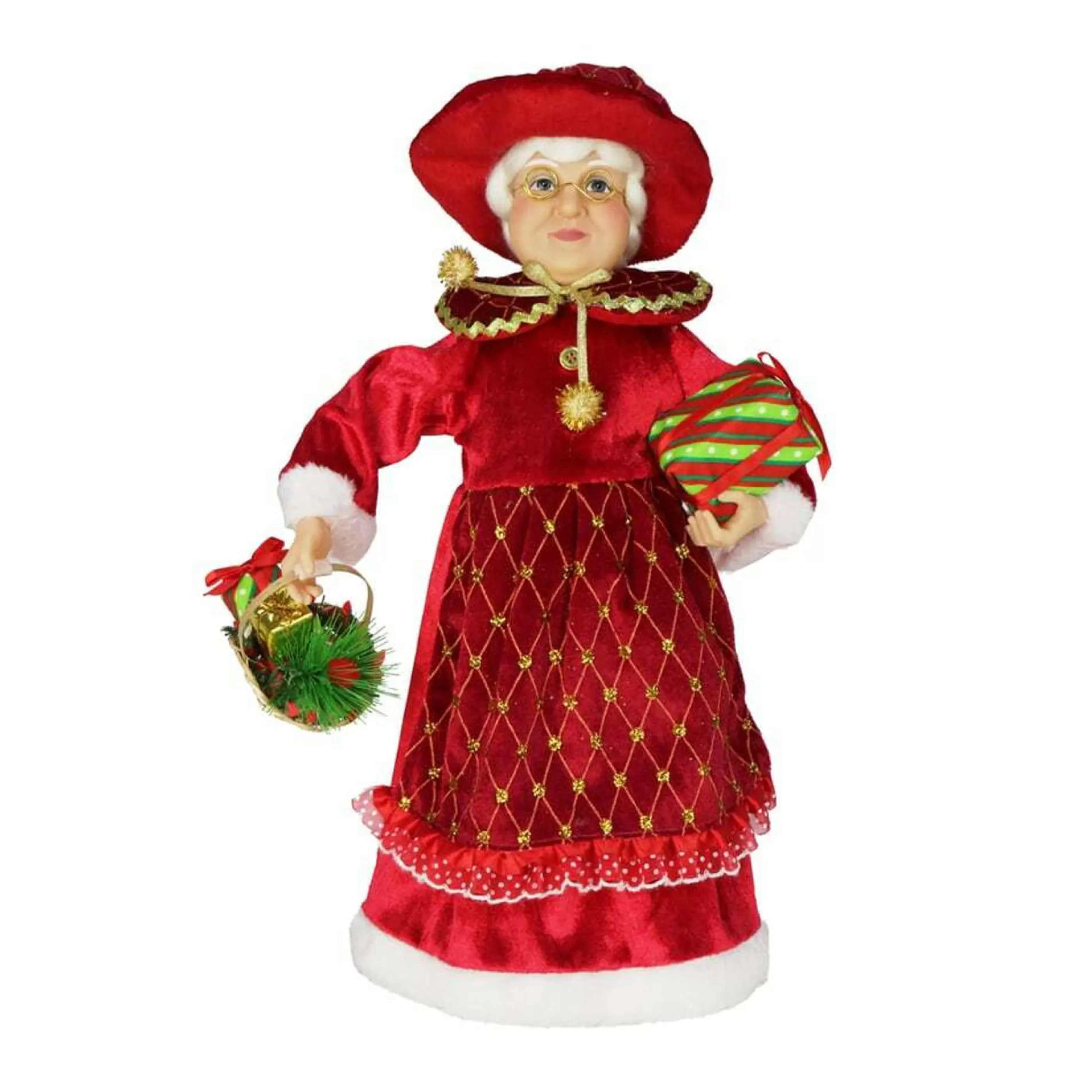 New * Mrs Claus Figurine - 45Cm