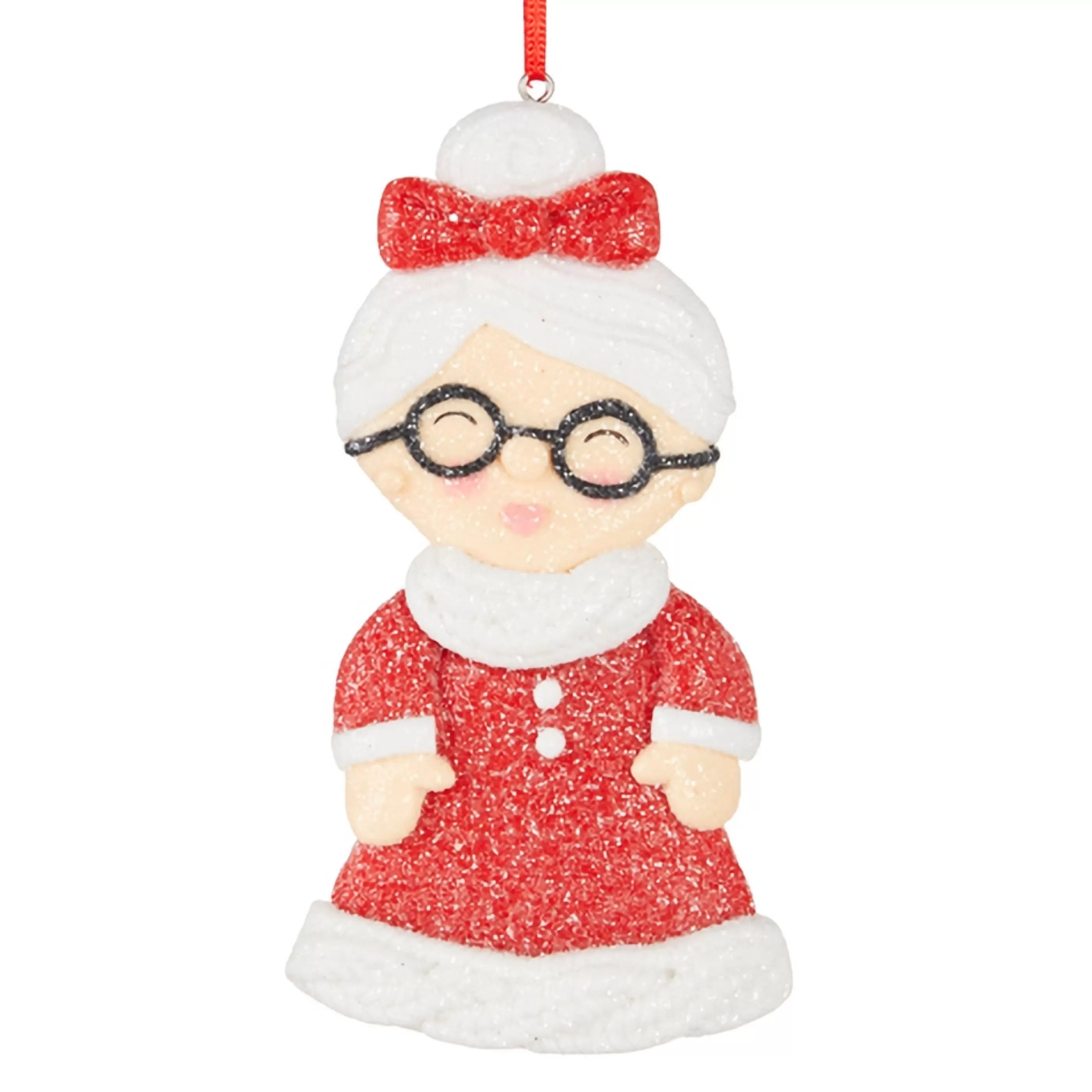 RAZ Imports Hanging Christmas Ornaments | Mrs Claus Gingerbread Ornament - 13.5Cm