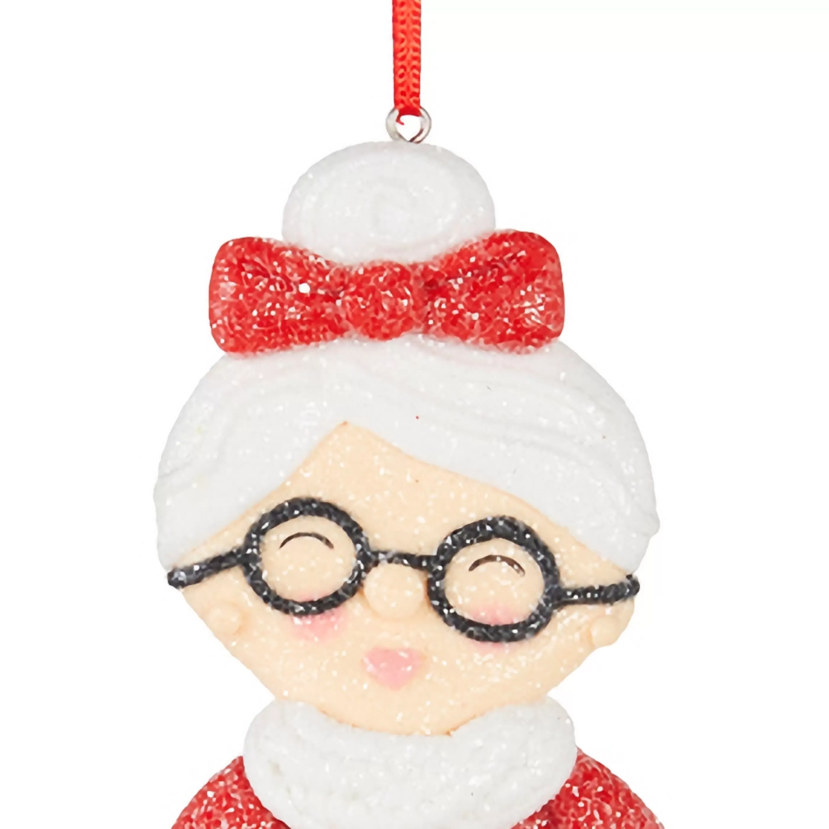 RAZ Imports Hanging Christmas Ornaments | Mrs Claus Gingerbread Ornament - 13.5Cm