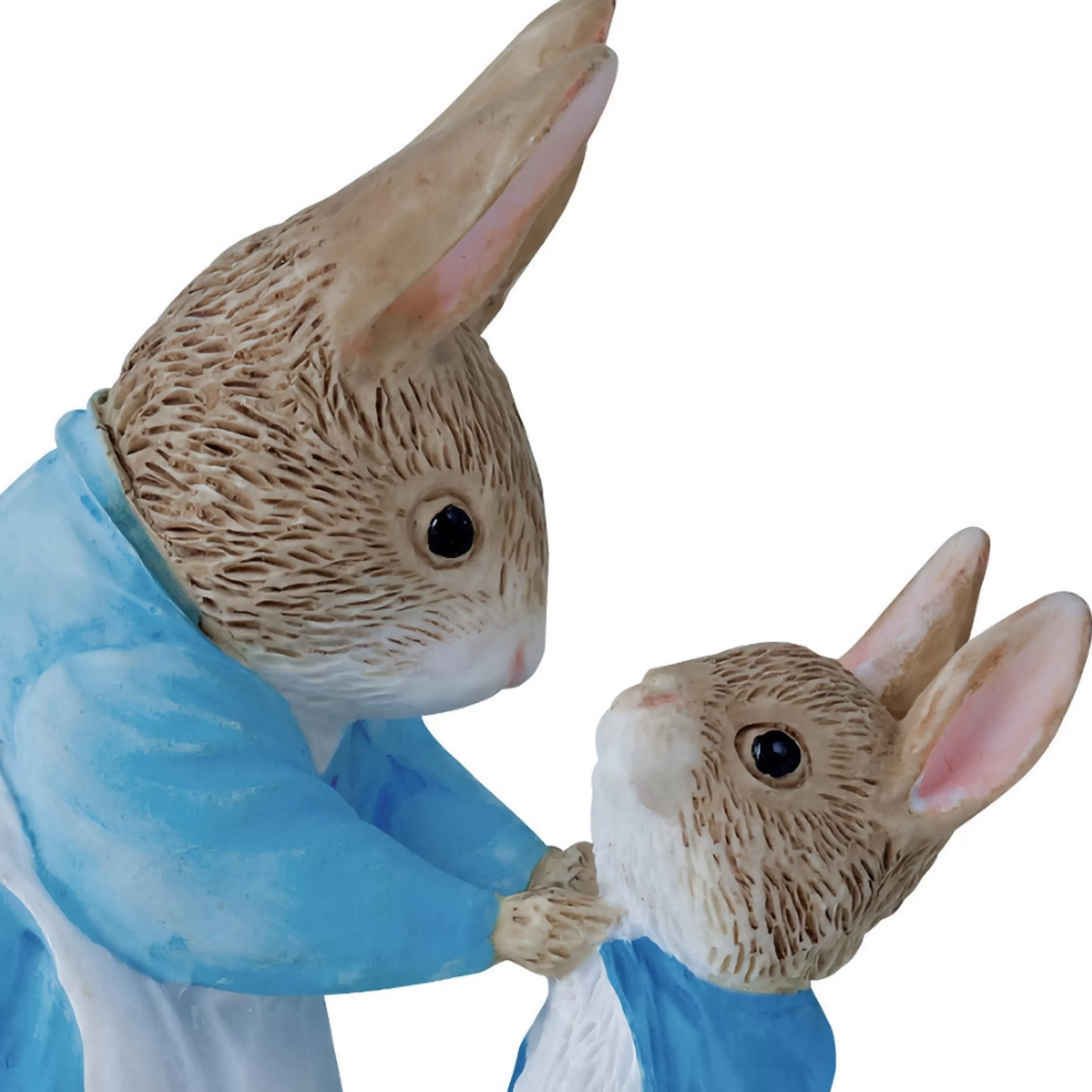 Beatrix Potter - Peter Rabbit Table Top Decorations | Mrs Rabbit And Peter Figurine - 7Cm