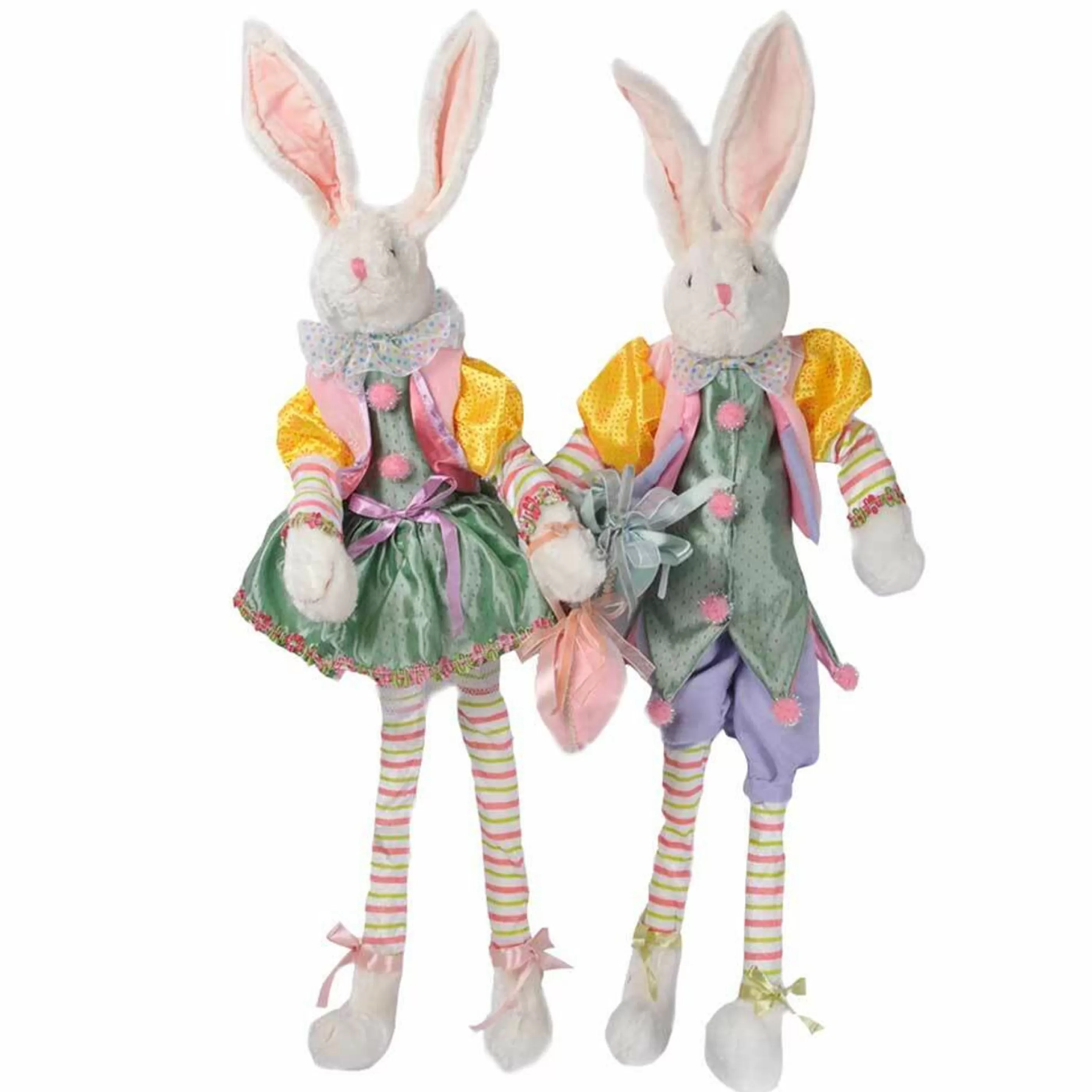 Best Sale RAZ Imports Multicolour Easter Bunny With Egg (2 Styles) - 76Cm