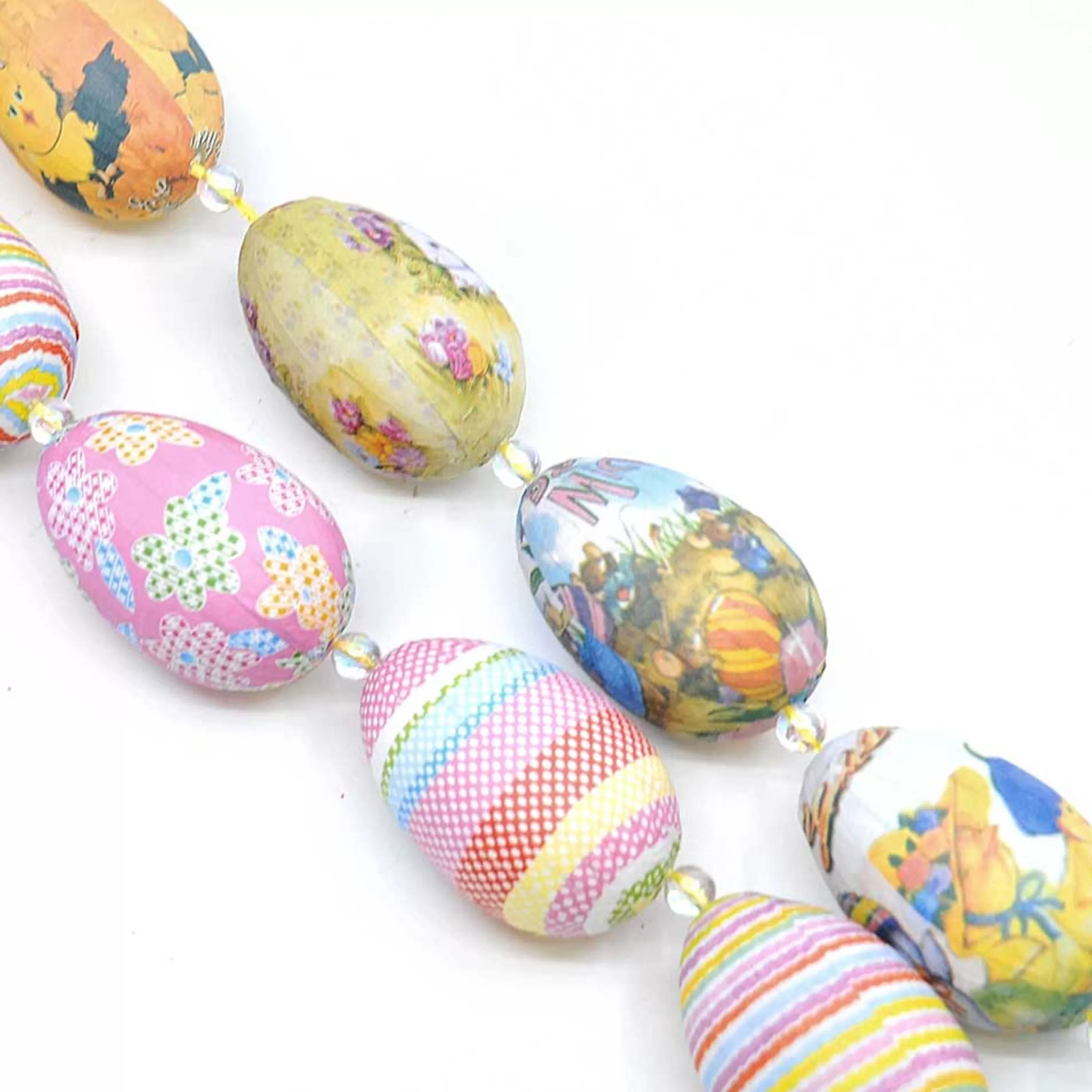 Easter Town Garlands | Multicoloured Easter Egg Garland (2 Styles)