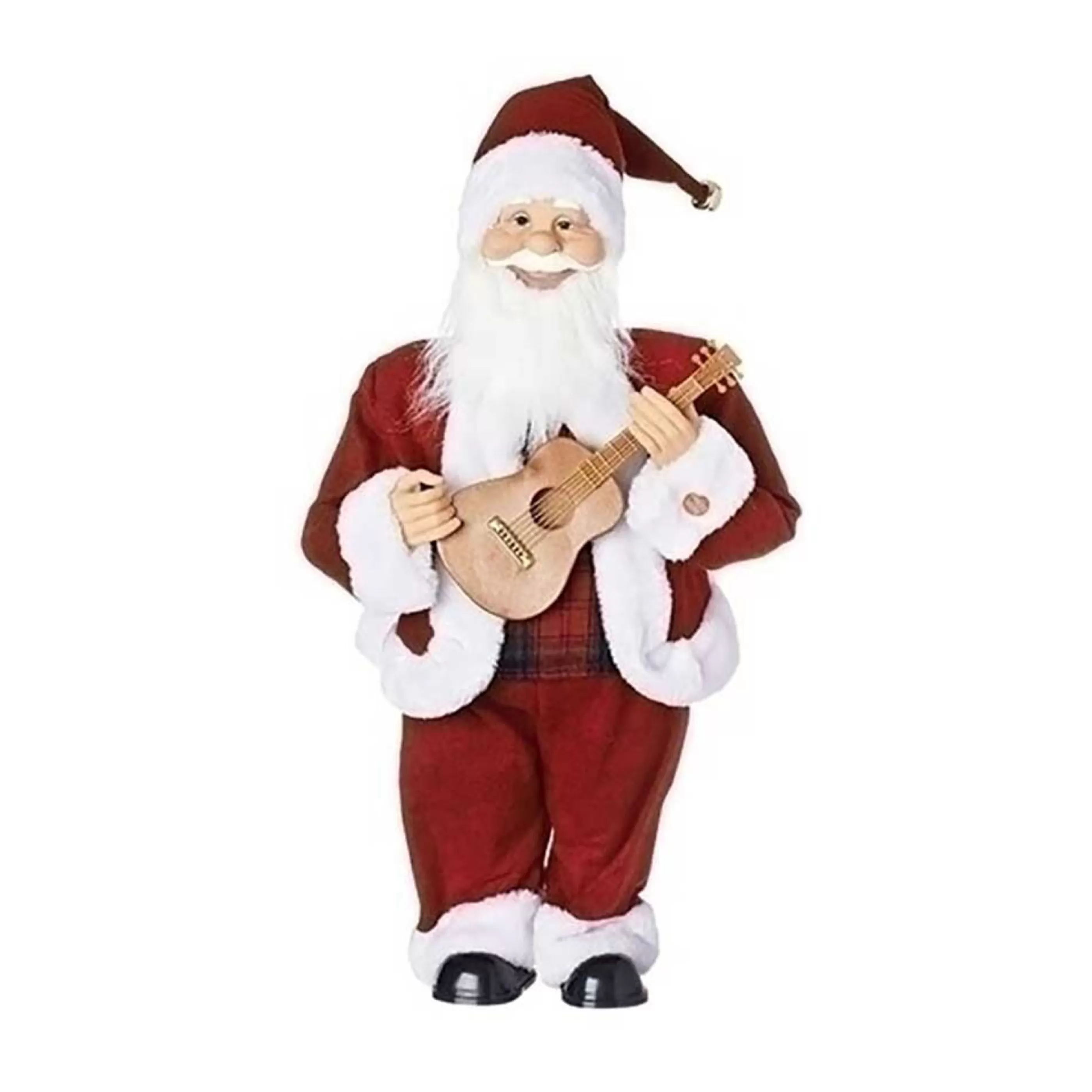 Hot Roman Musical Guitar Santa Claus - 61Cm