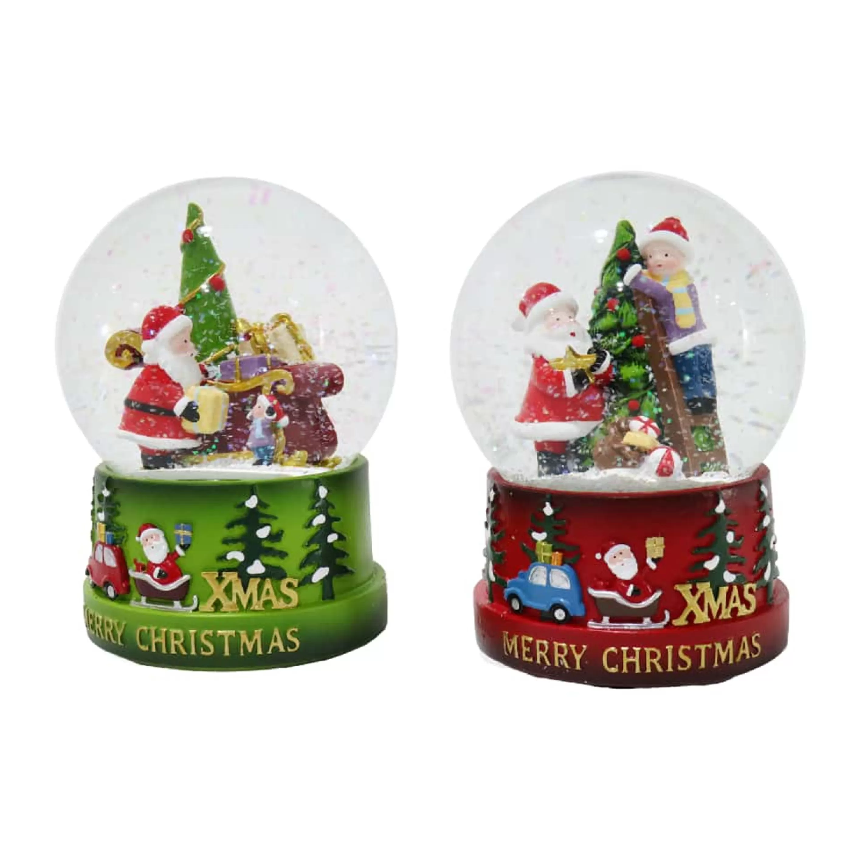 Store * Musical Santa Wind Up Waterball (2 Styles) - 10Cm