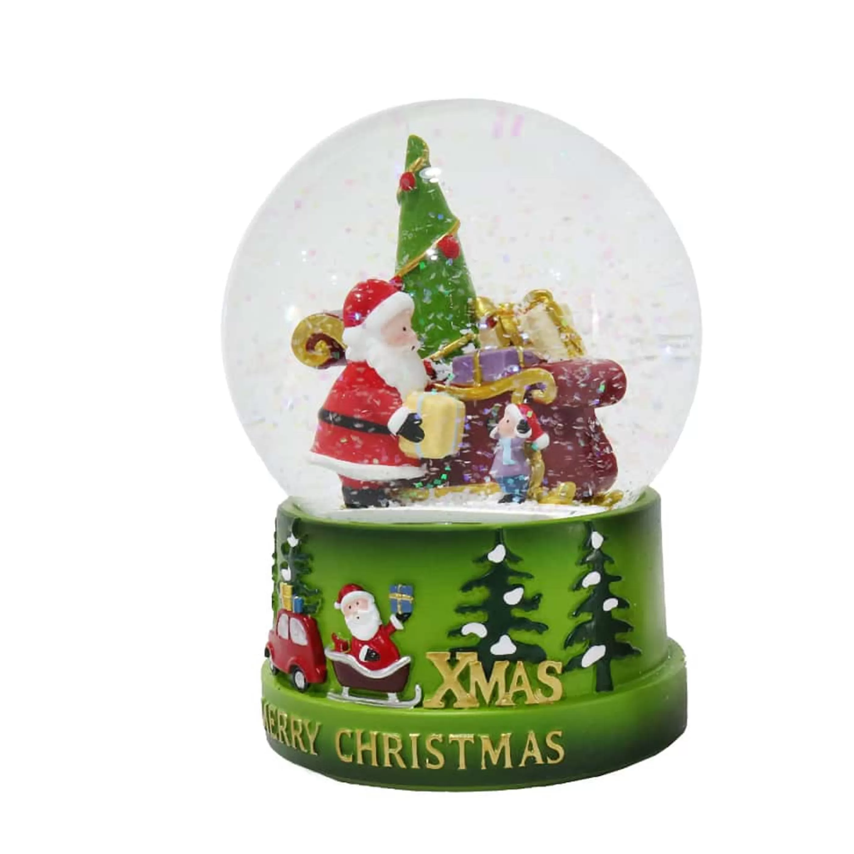 Store * Musical Santa Wind Up Waterball (2 Styles) - 10Cm